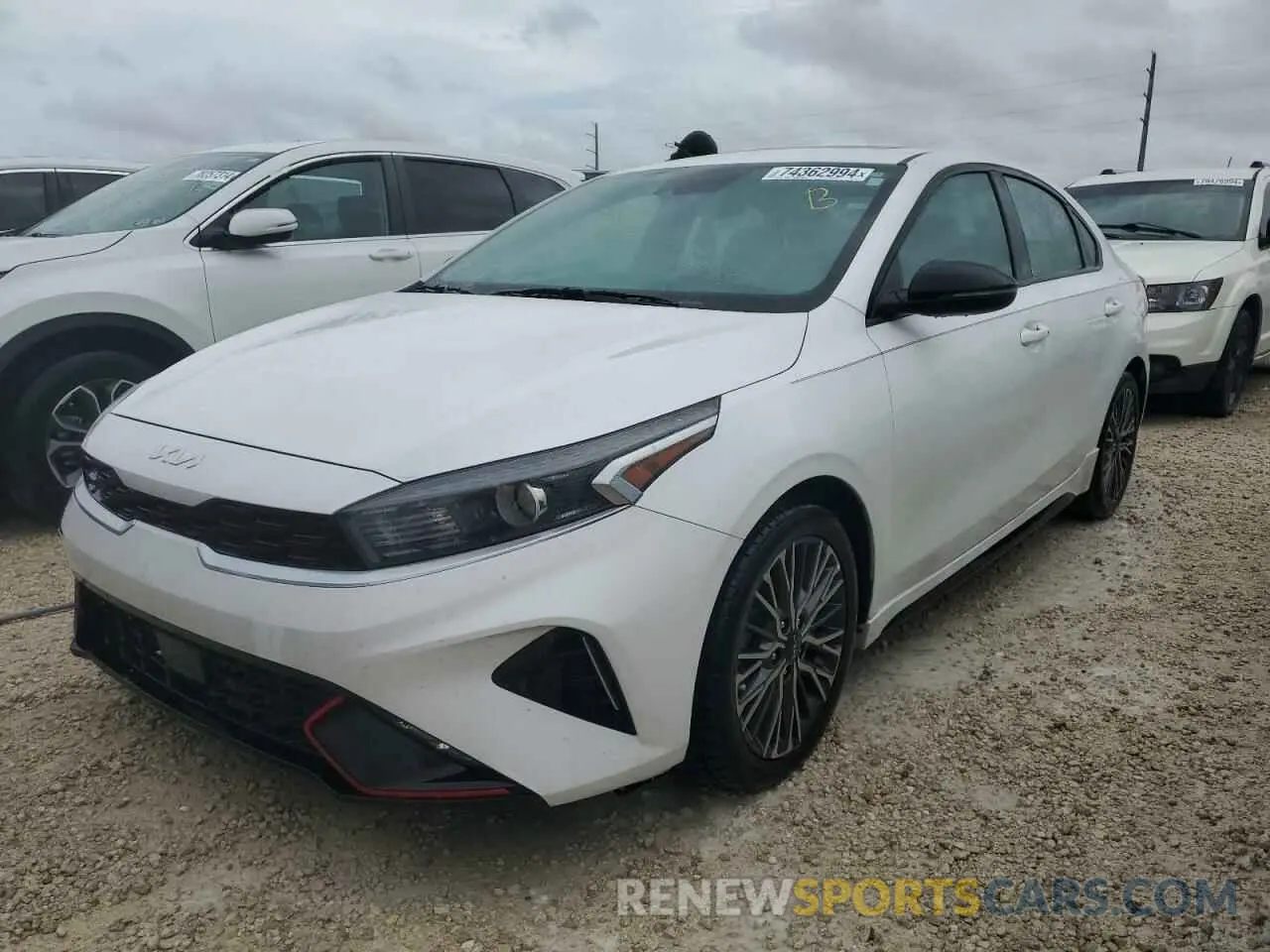 1 Photograph of a damaged car 3KPF54AD9NE445047 KIA FORTE 2022