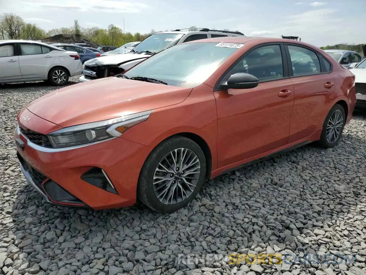 1 Photograph of a damaged car 3KPF54ADXNE473780 KIA FORTE 2022