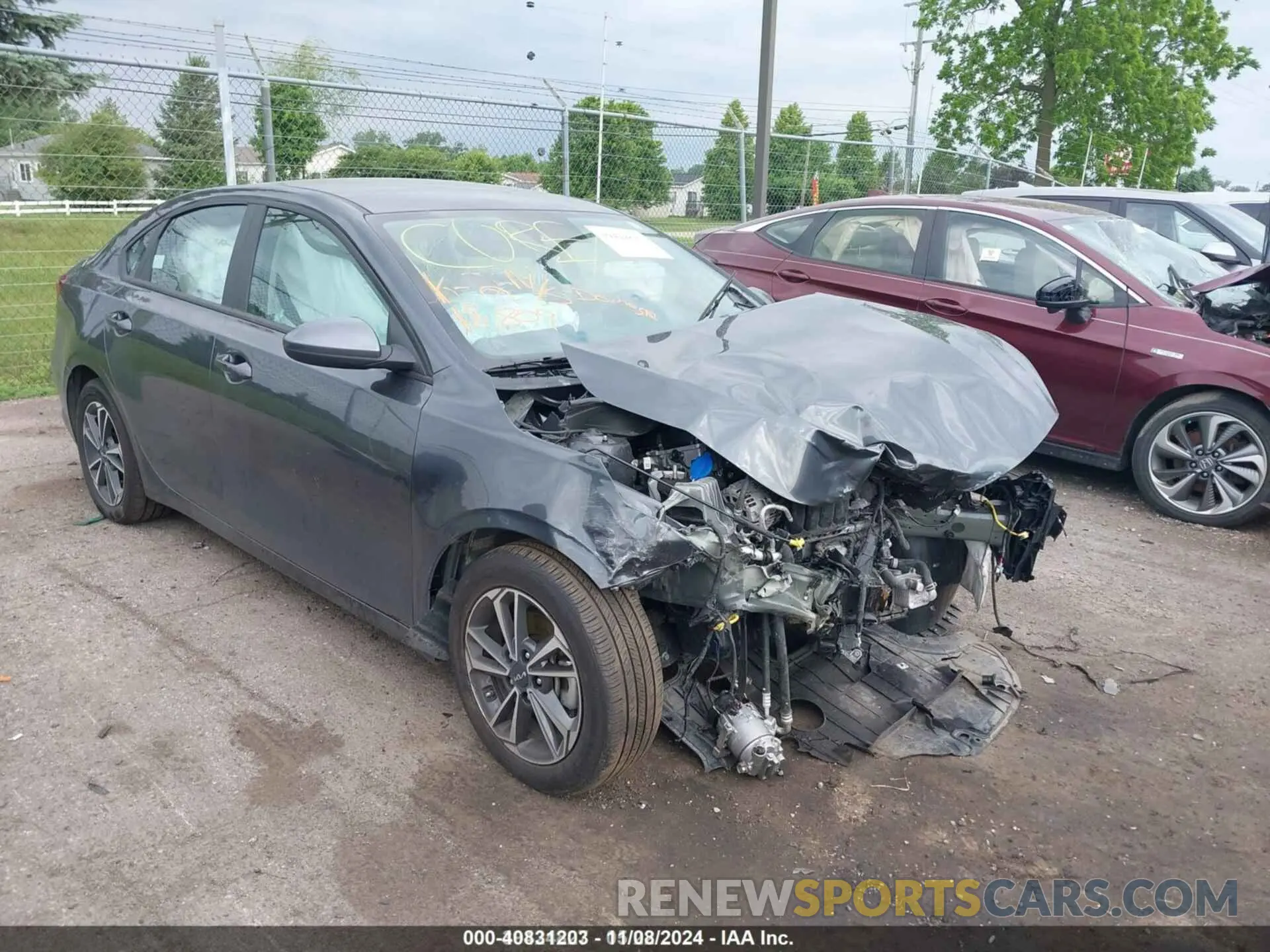 1 Photograph of a damaged car 3KPF24AD0PE668637 KIA FORTE 2023