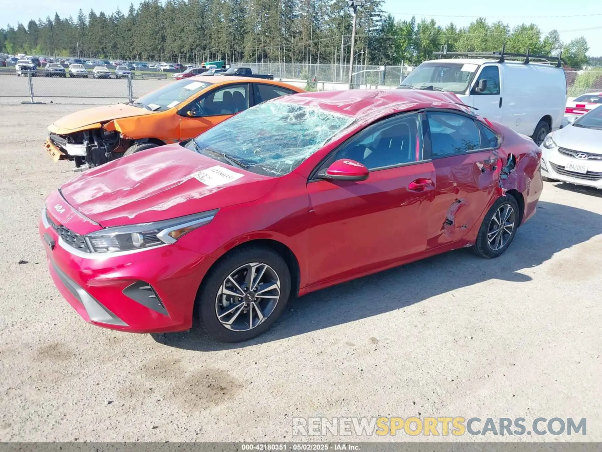 2 Photograph of a damaged car 3KPF24AD2PE612585 KIA FORTE 2023