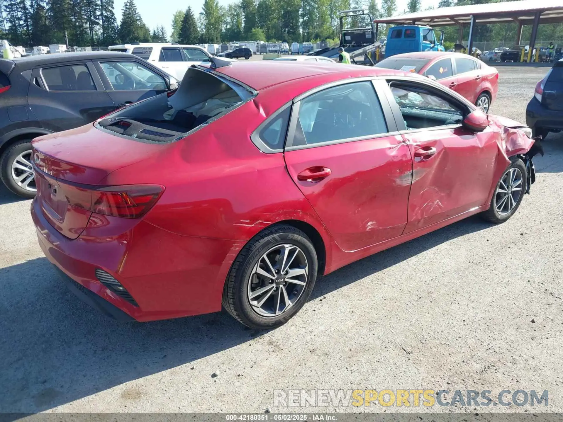 4 Photograph of a damaged car 3KPF24AD2PE612585 KIA FORTE 2023