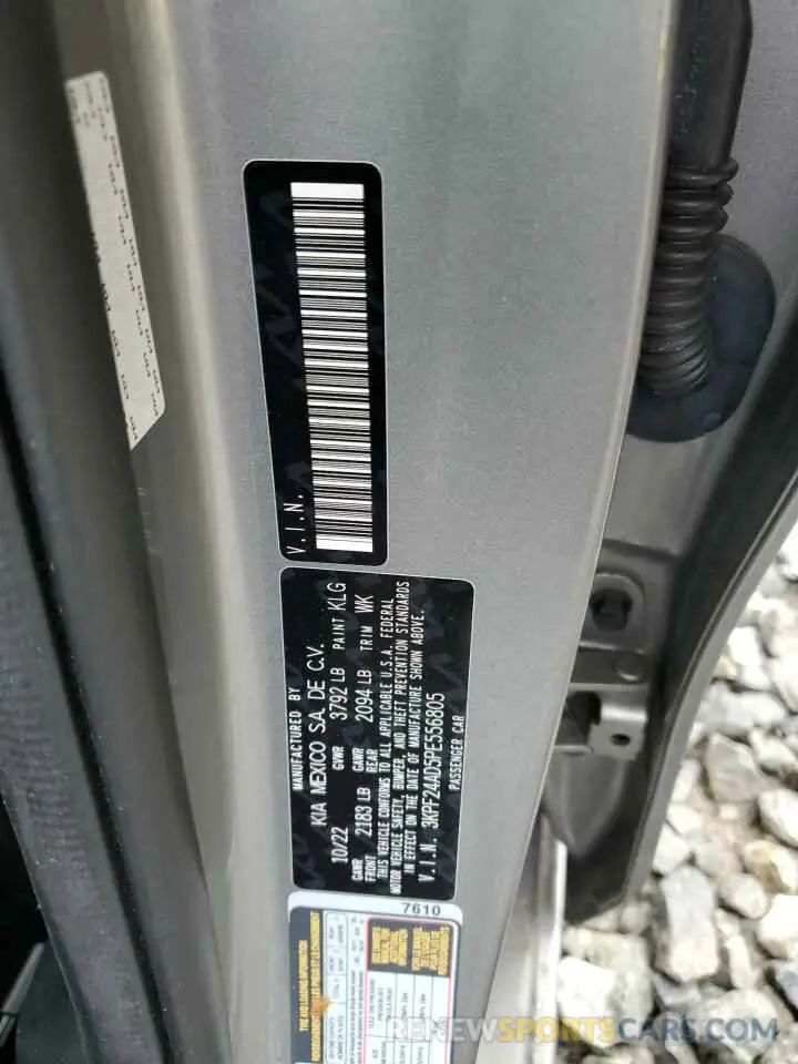 12 Фотография поврежденного автомобиля 3KPF24AD5PE556805 KIA FORTE 2023