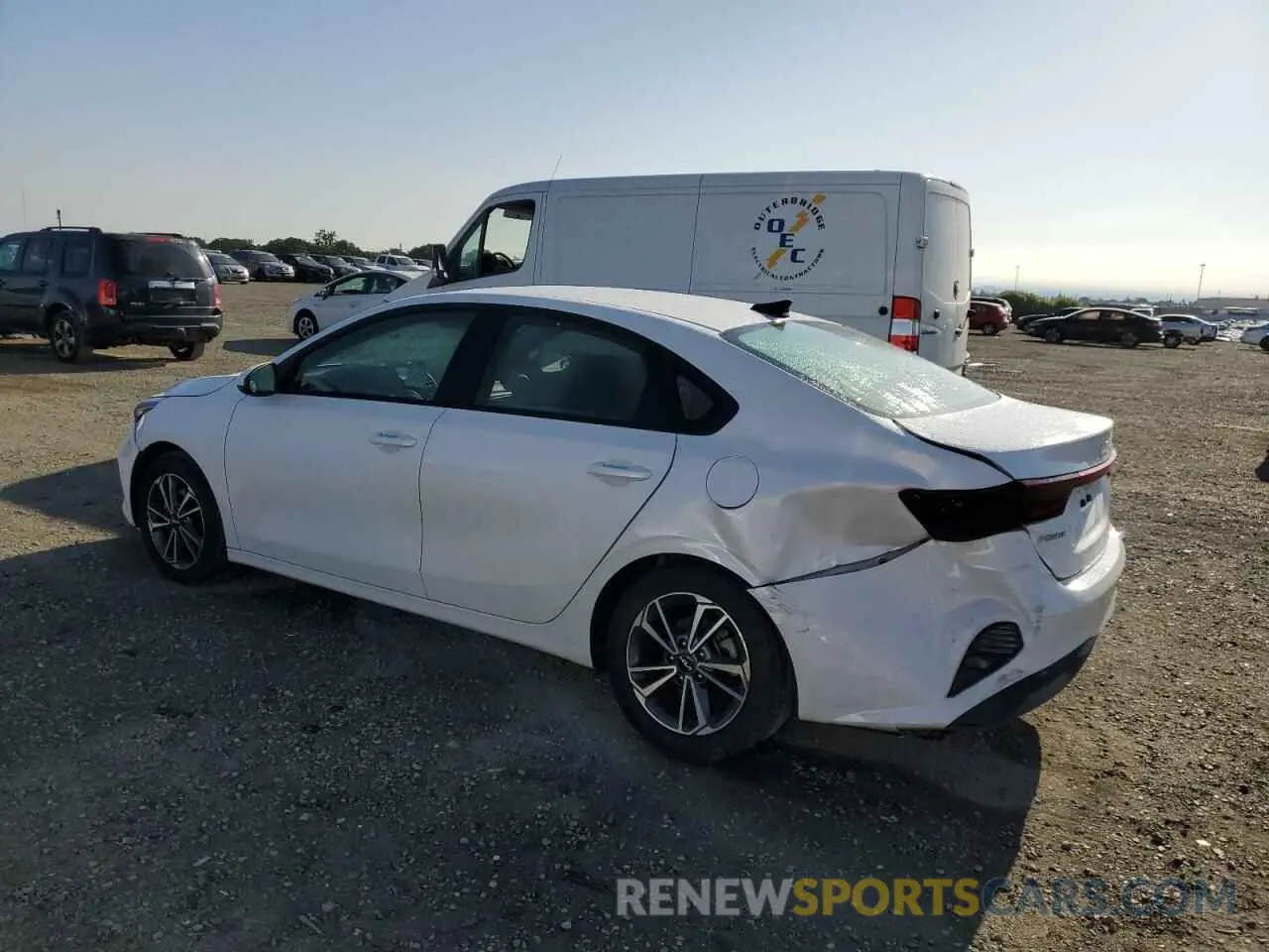 2 Photograph of a damaged car 3KPF24AD7PE636302 KIA FORTE 2023