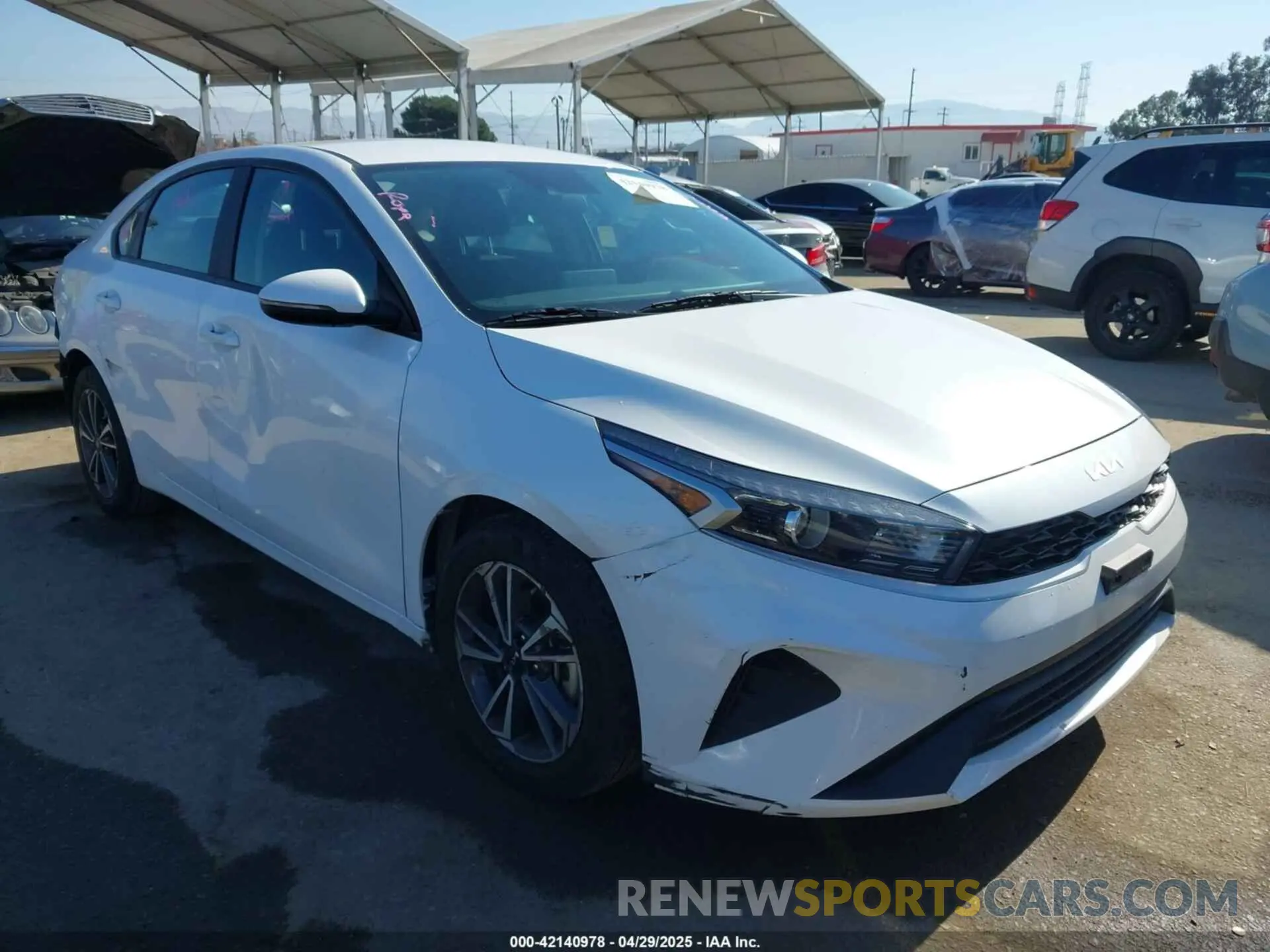 1 Photograph of a damaged car 3KPF24AD8PE610260 KIA FORTE 2023
