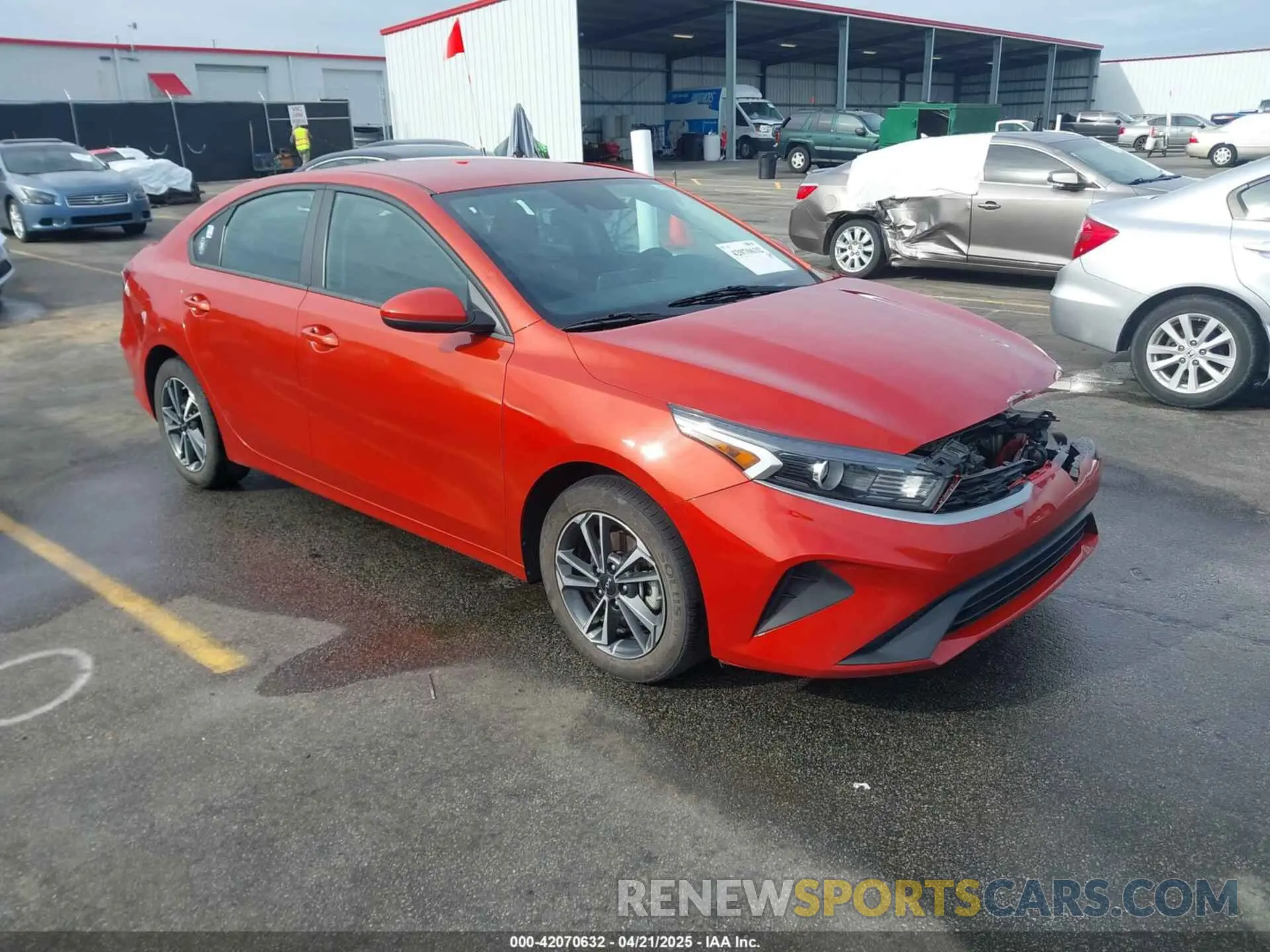 1 Photograph of a damaged car 3KPF24AD9PE509308 KIA FORTE 2023