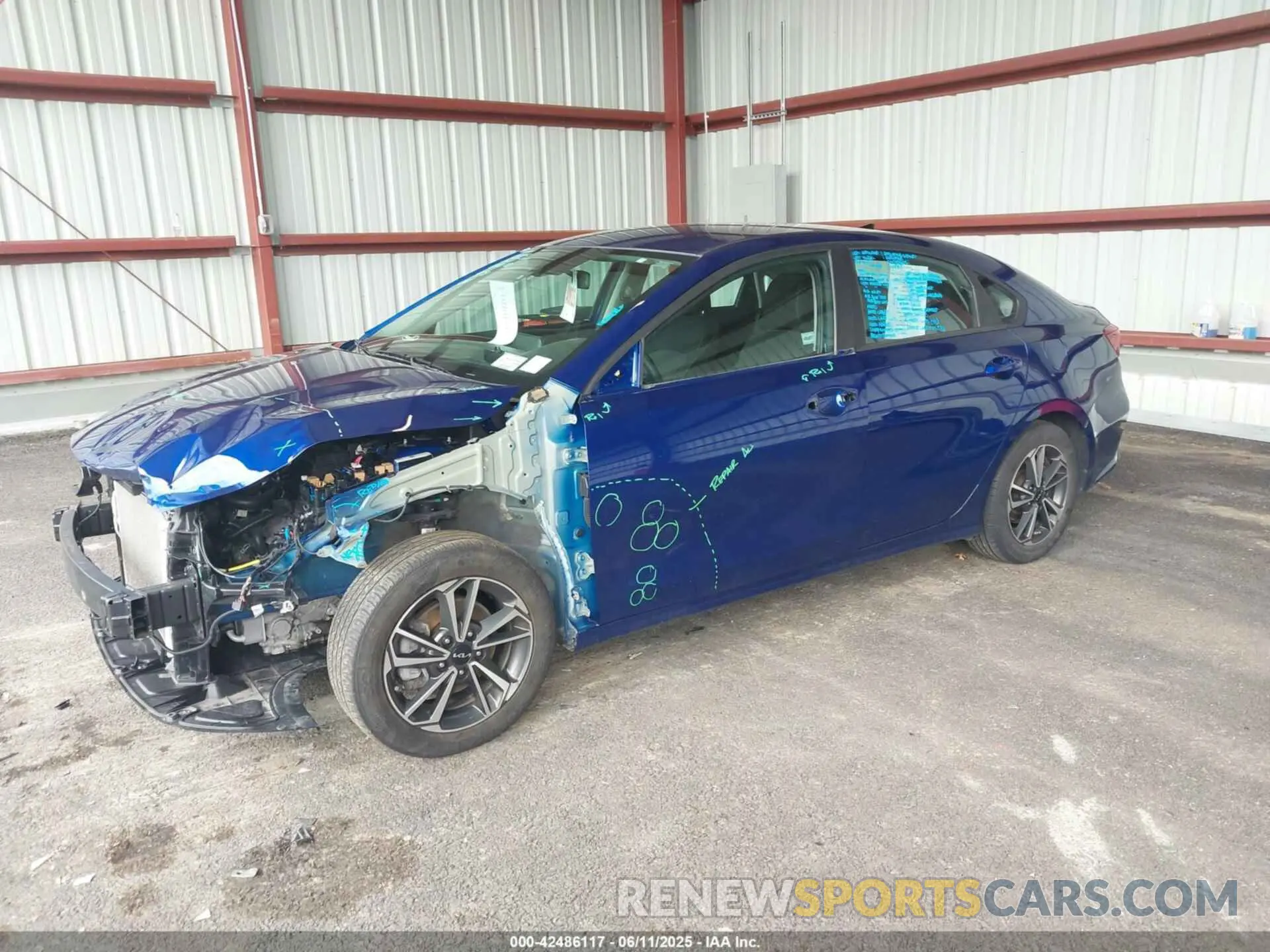 2 Photograph of a damaged car 3KPF24AD9PE549534 KIA FORTE 2023