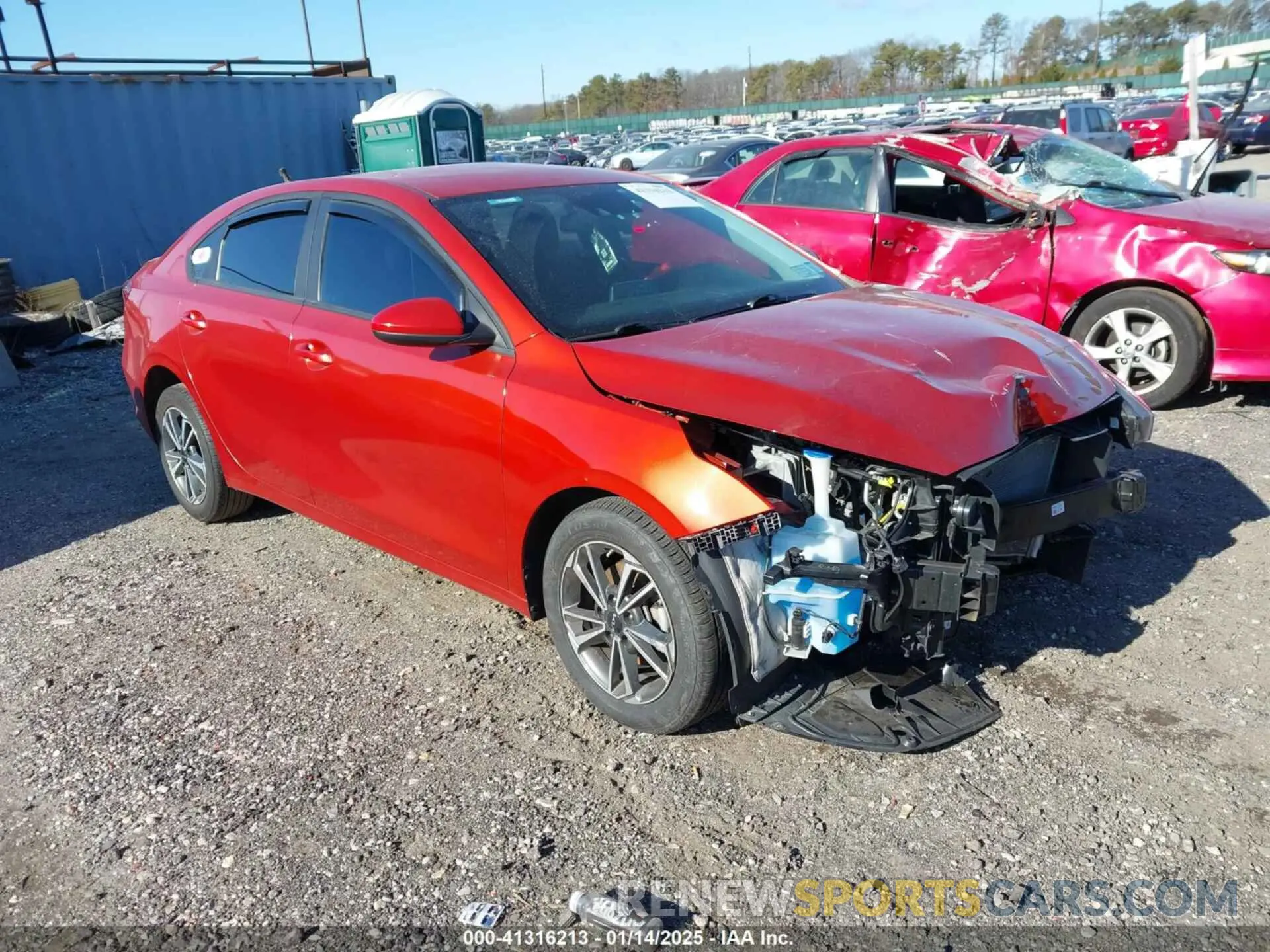 1 Photograph of a damaged car 3KPF24AD9PE582923 KIA FORTE 2023
