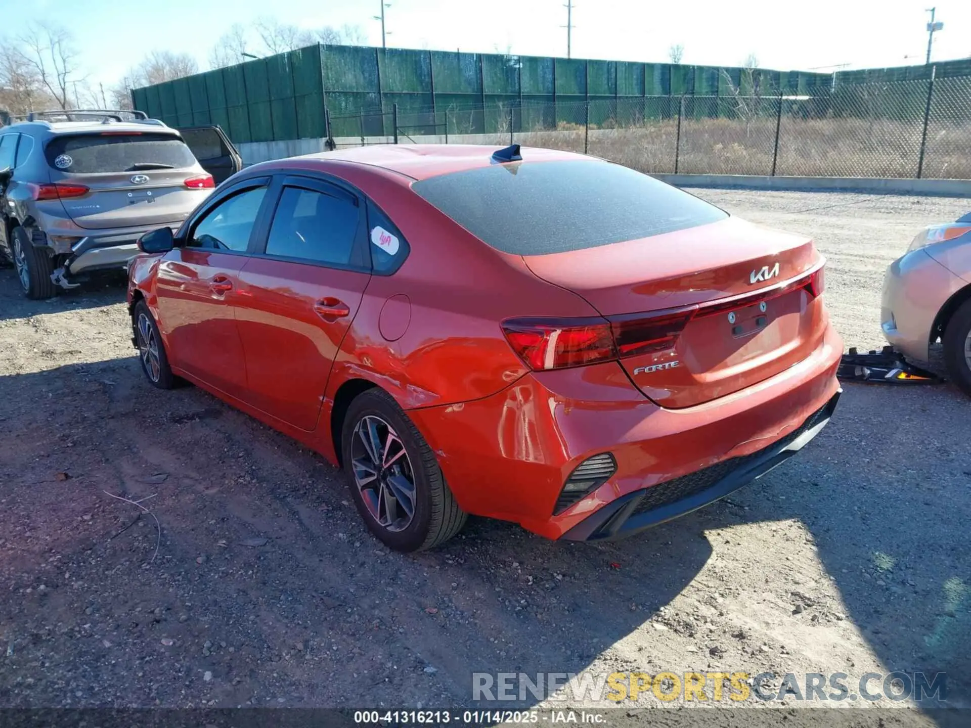 3 Photograph of a damaged car 3KPF24AD9PE582923 KIA FORTE 2023