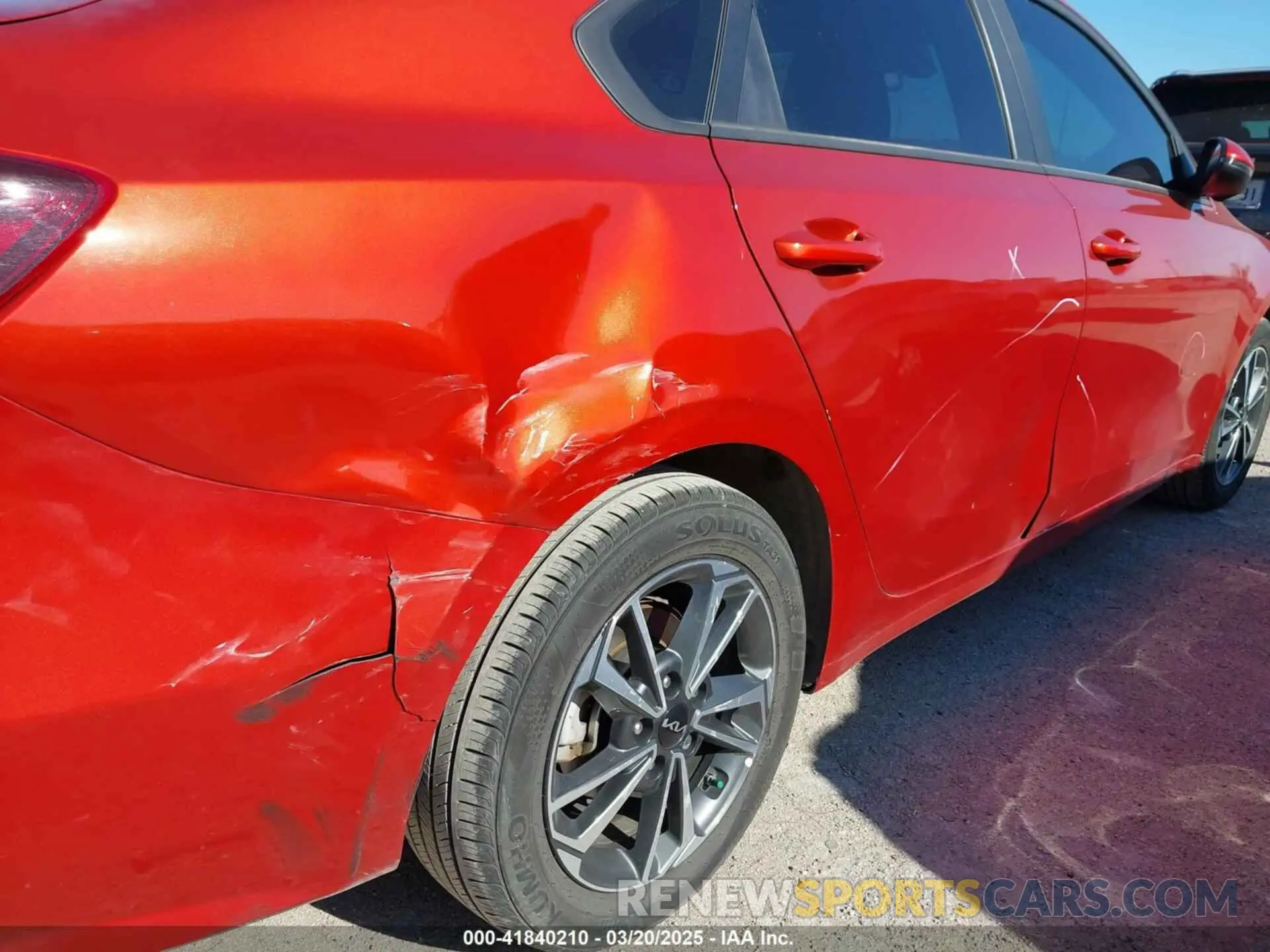 6 Photograph of a damaged car 3KPF24ADXPE670668 KIA FORTE 2023