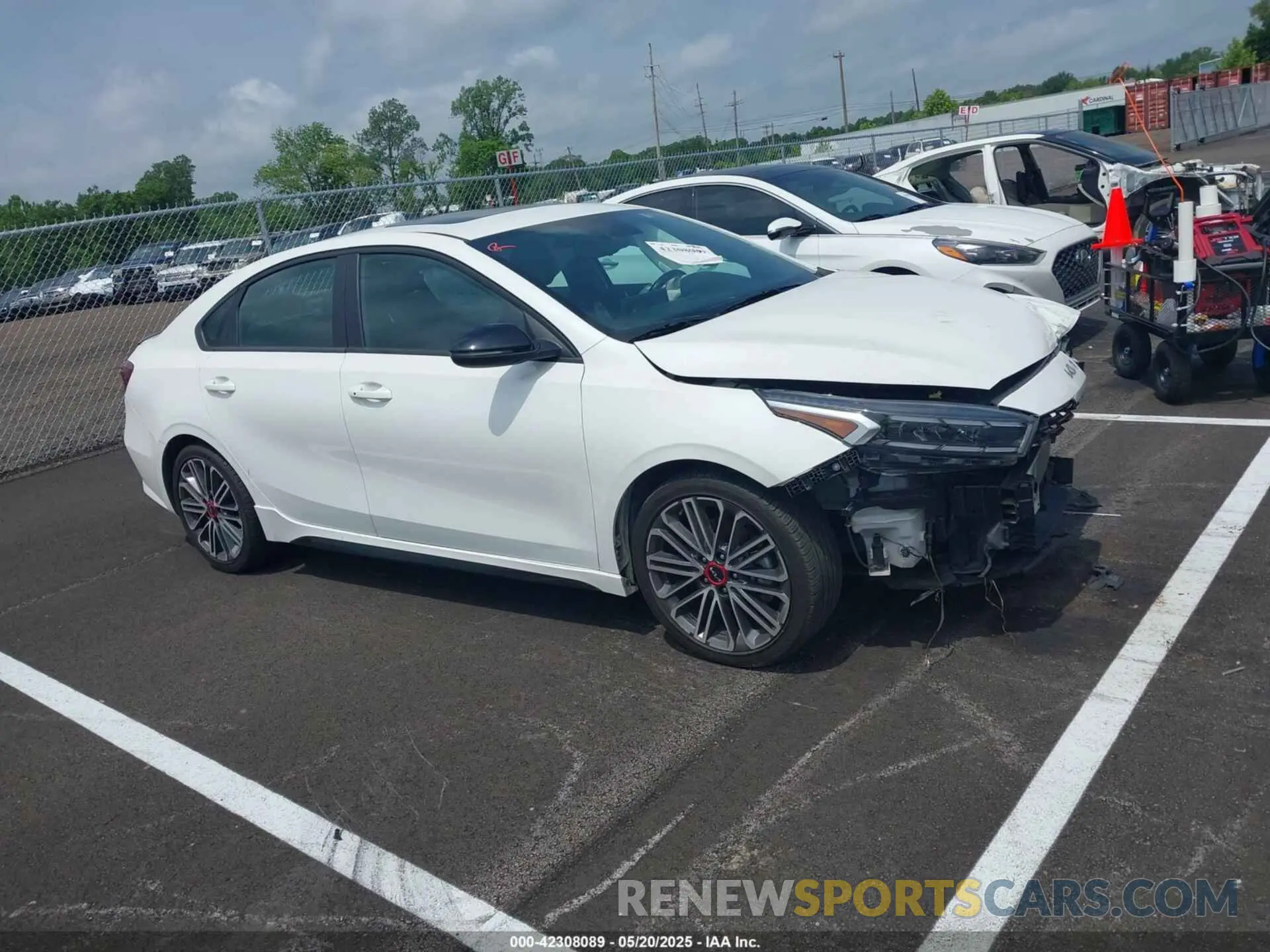 1 Photograph of a damaged car 3KPF44AC0PE524507 KIA FORTE 2023