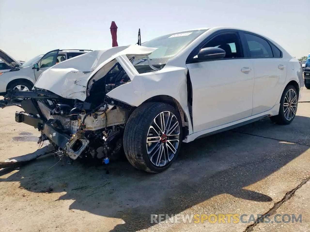 1 Photograph of a damaged car 3KPF44AC4PE575170 KIA FORTE 2023
