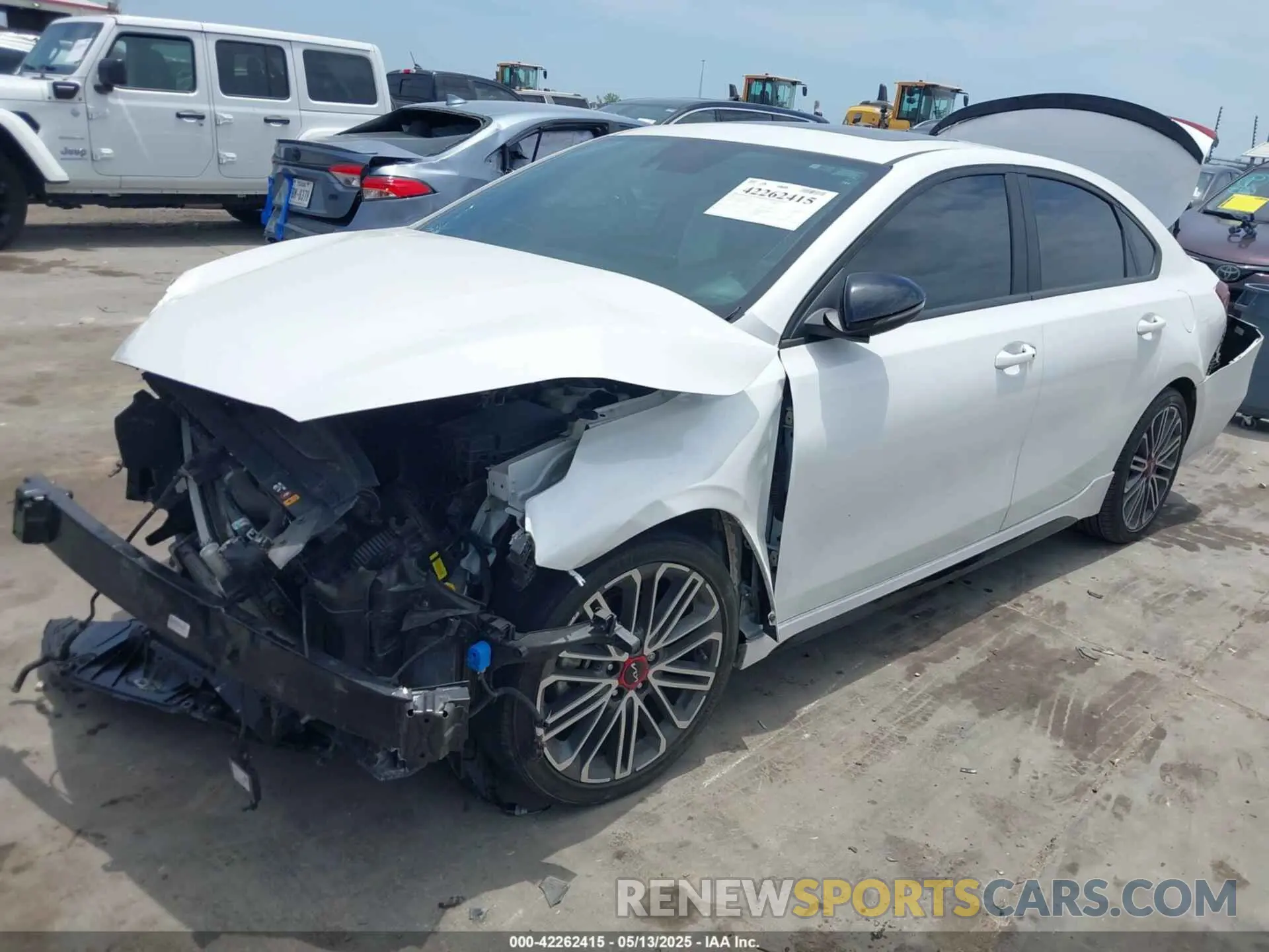 2 Photograph of a damaged car 3KPF44AC6PE518193 KIA FORTE 2023