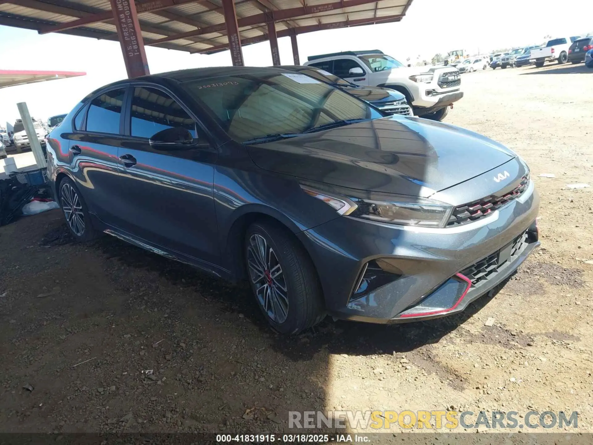 1 Photograph of a damaged car 3KPF44AC6PE596540 KIA FORTE 2023