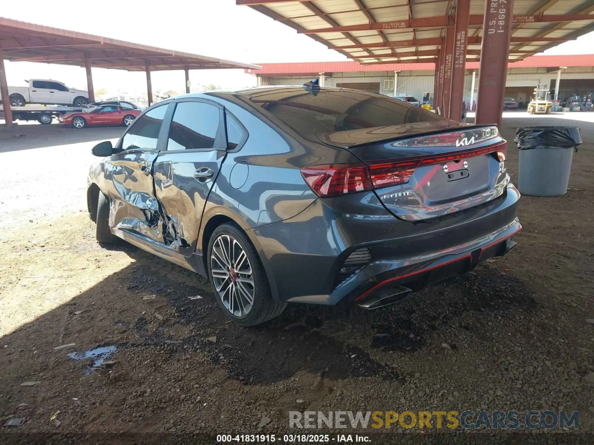 3 Photograph of a damaged car 3KPF44AC6PE596540 KIA FORTE 2023