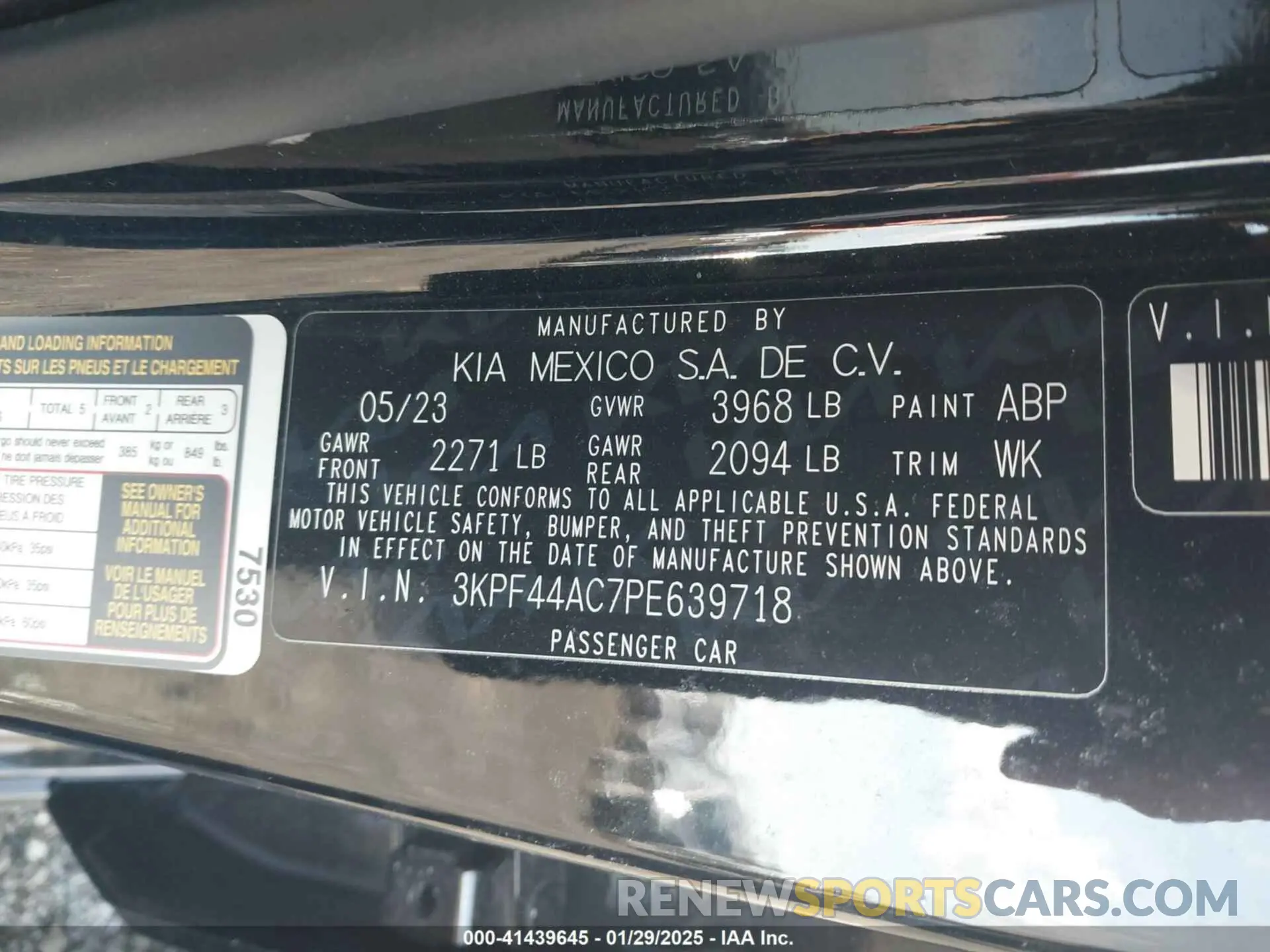 9 Фотография поврежденного автомобиля 3KPF44AC7PE639718 KIA FORTE 2023