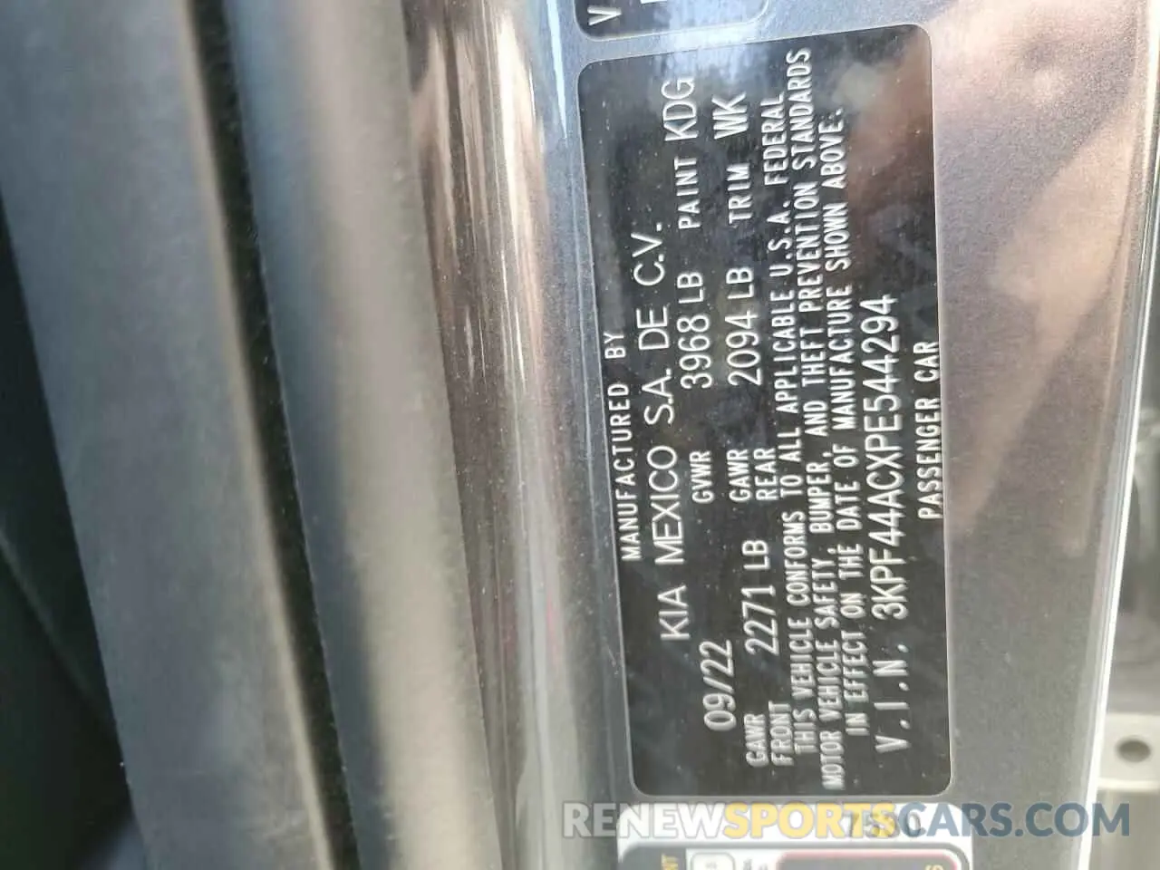 15 Фотография поврежденного автомобиля 3KPF44ACXPE544294 KIA FORTE 2023