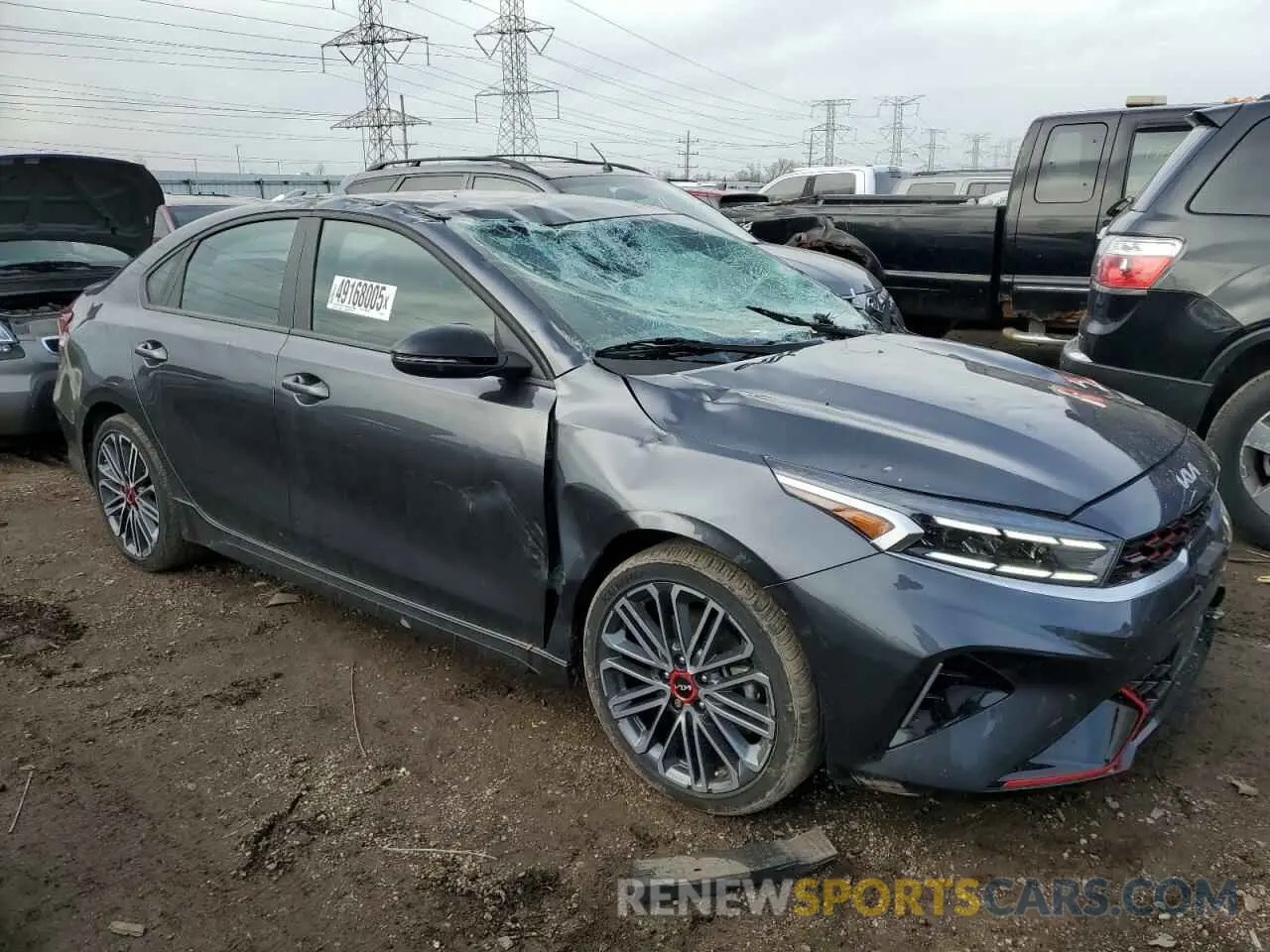 4 Фотография поврежденного автомобиля 3KPF44ACXPE604445 KIA FORTE 2023