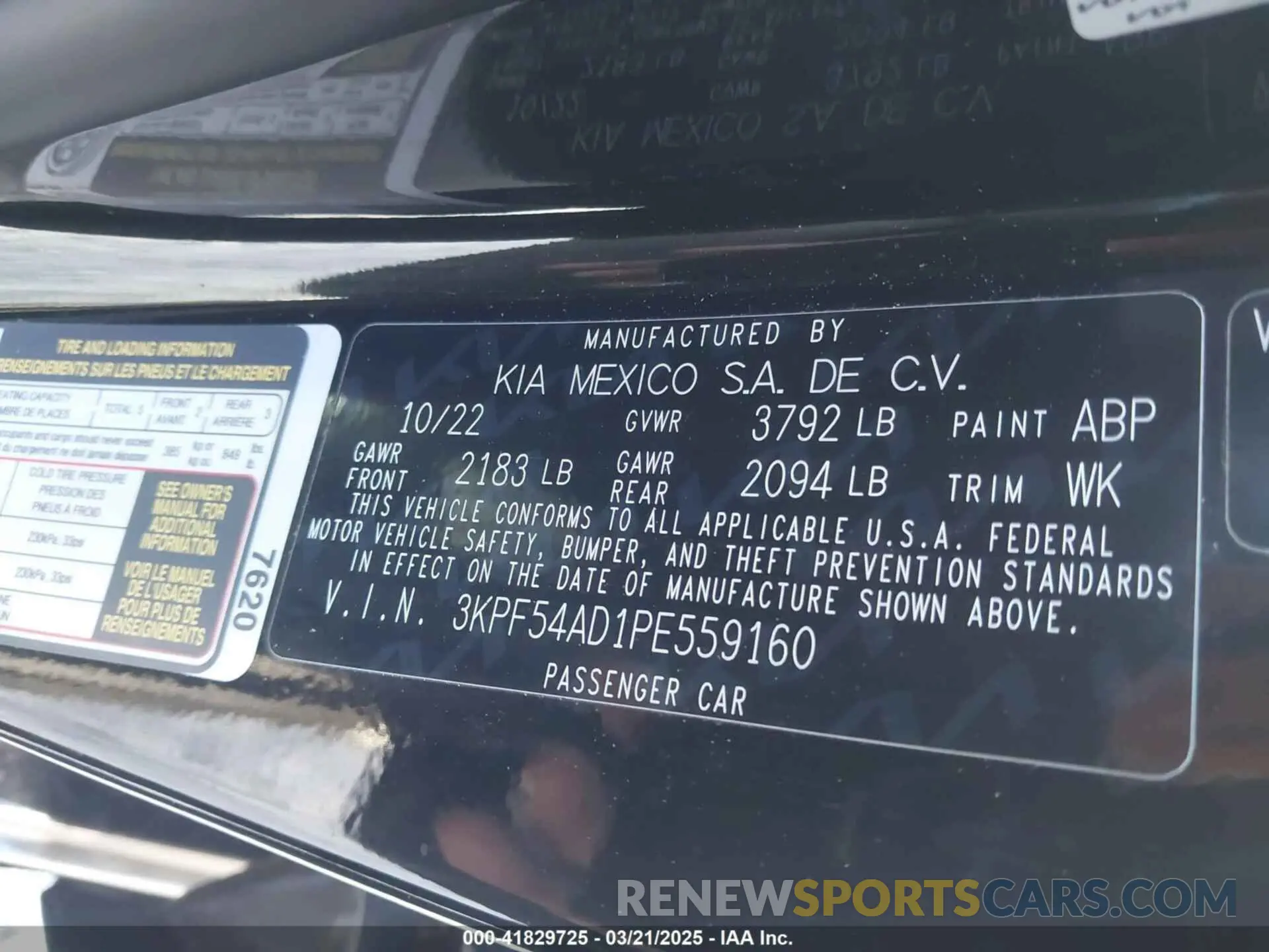 9 Фотография поврежденного автомобиля 3KPF54AD1PE559160 KIA FORTE 2023