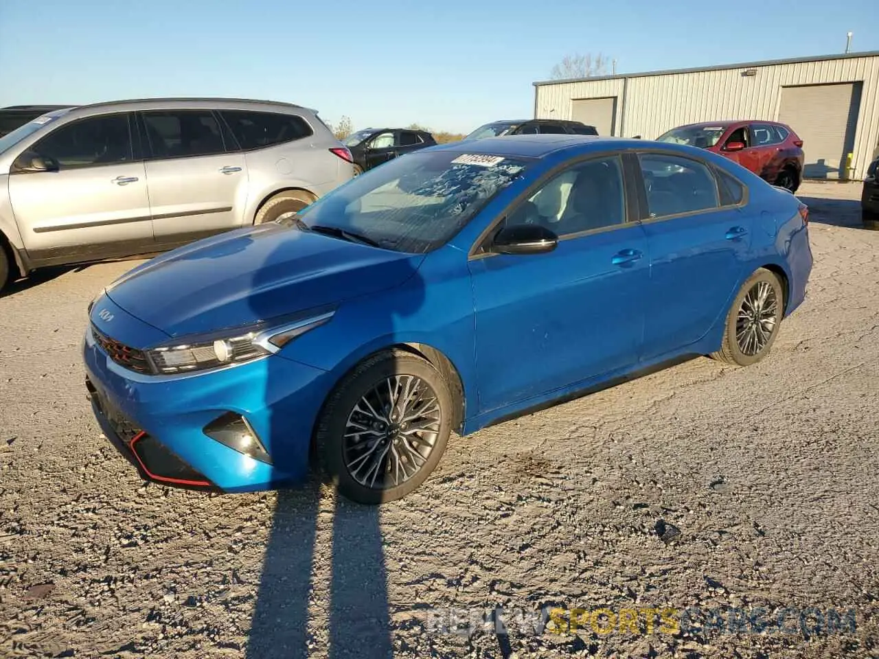 1 Photograph of a damaged car 3KPF54AD2PE616126 KIA FORTE 2023