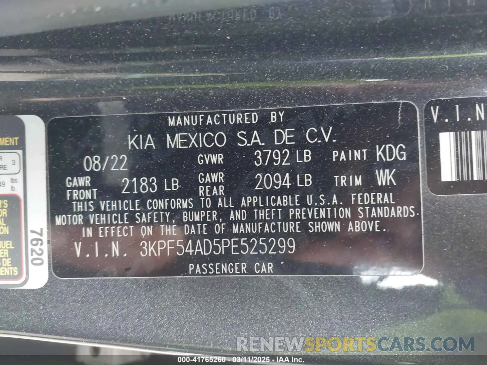 9 Photograph of a damaged car 3KPF54AD5PE525299 KIA FORTE 2023