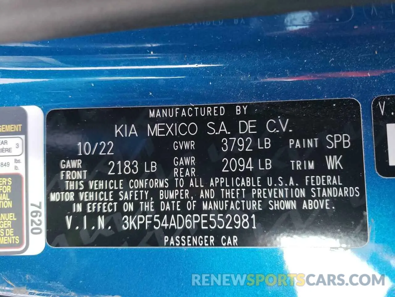 12 Фотография поврежденного автомобиля 3KPF54AD6PE552981 KIA FORTE 2023