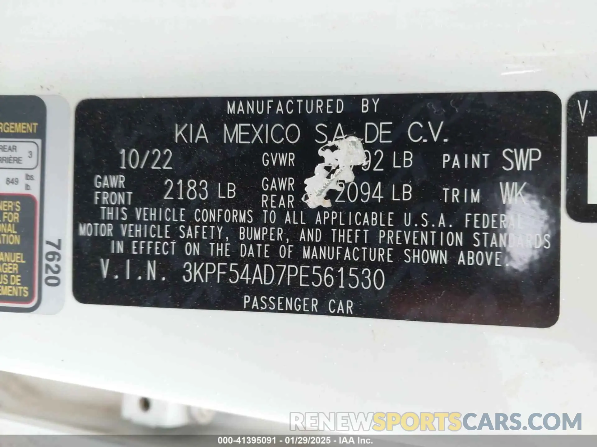 9 Photograph of a damaged car 3KPF54AD7PE561530 KIA FORTE 2023