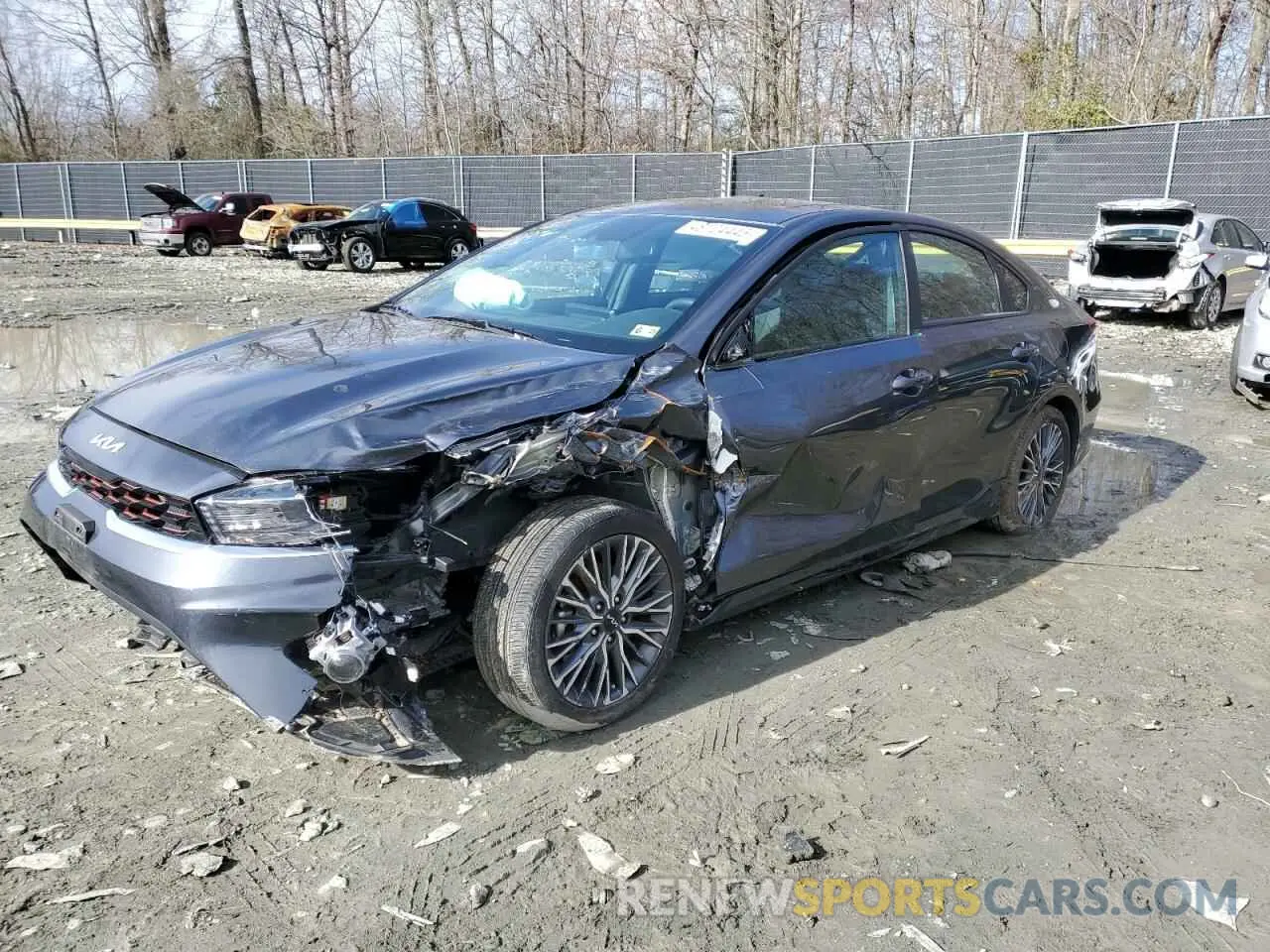 1 Photograph of a damaged car 3KPF54AD7PE600908 KIA FORTE 2023