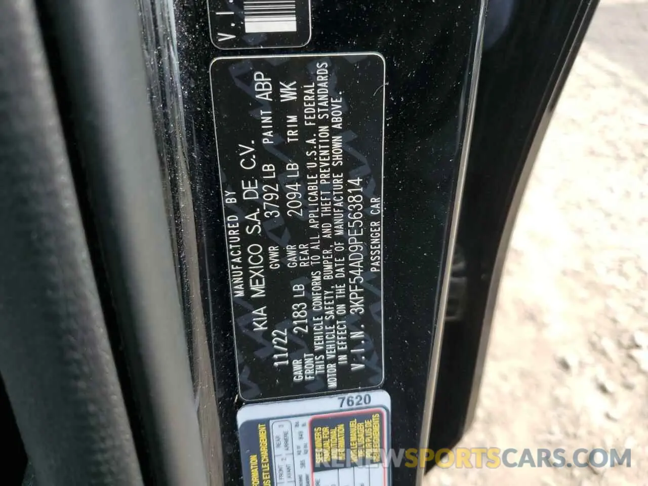 12 Photograph of a damaged car 3KPF54AD9PE563814 KIA FORTE 2023