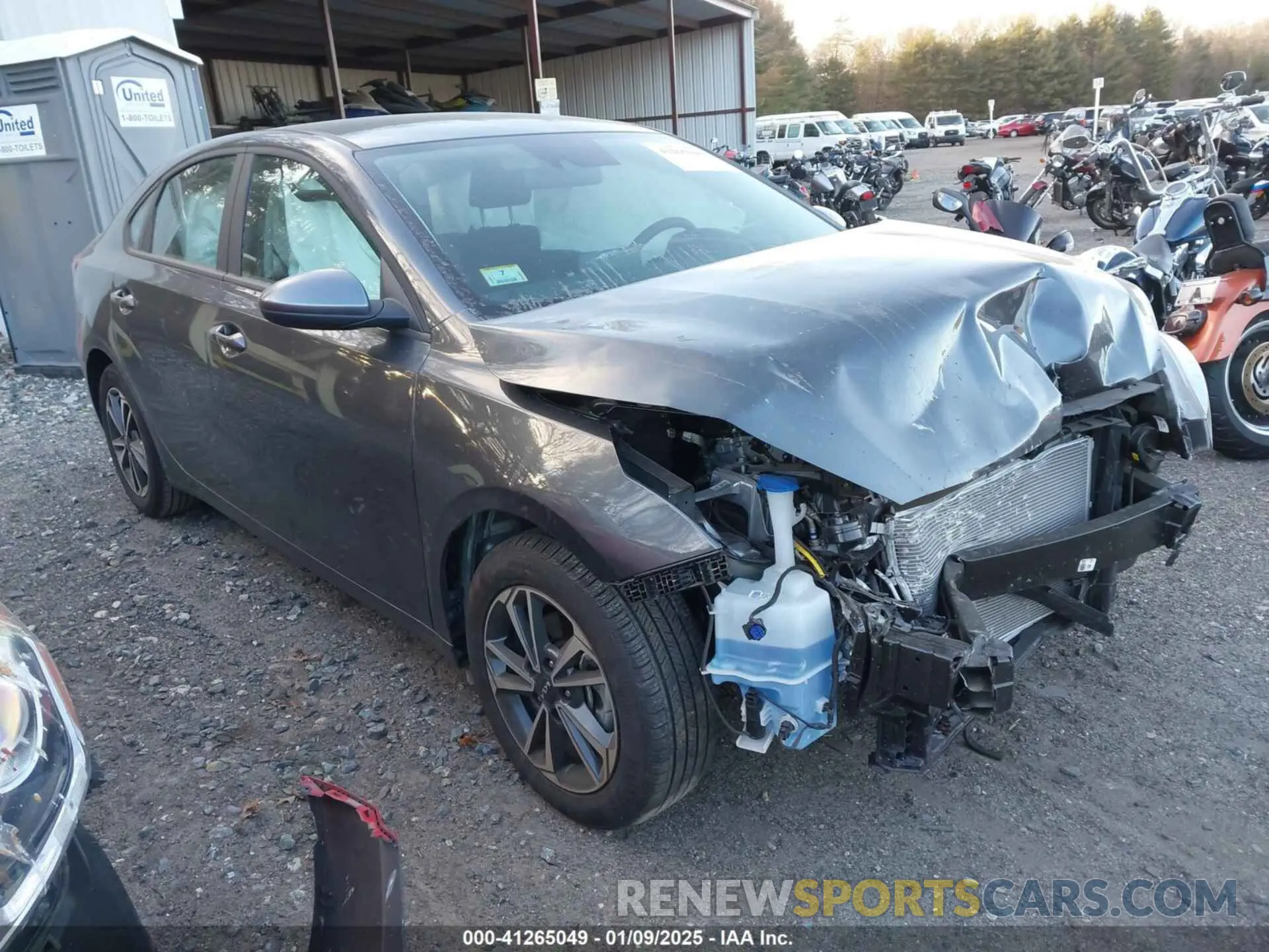 1 Photograph of a damaged car 3KPF24AD0RE806826 KIA FORTE 2024