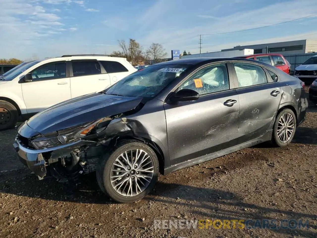 1 Photograph of a damaged car 3KPF54AD8RE743403 KIA FORTE 2024