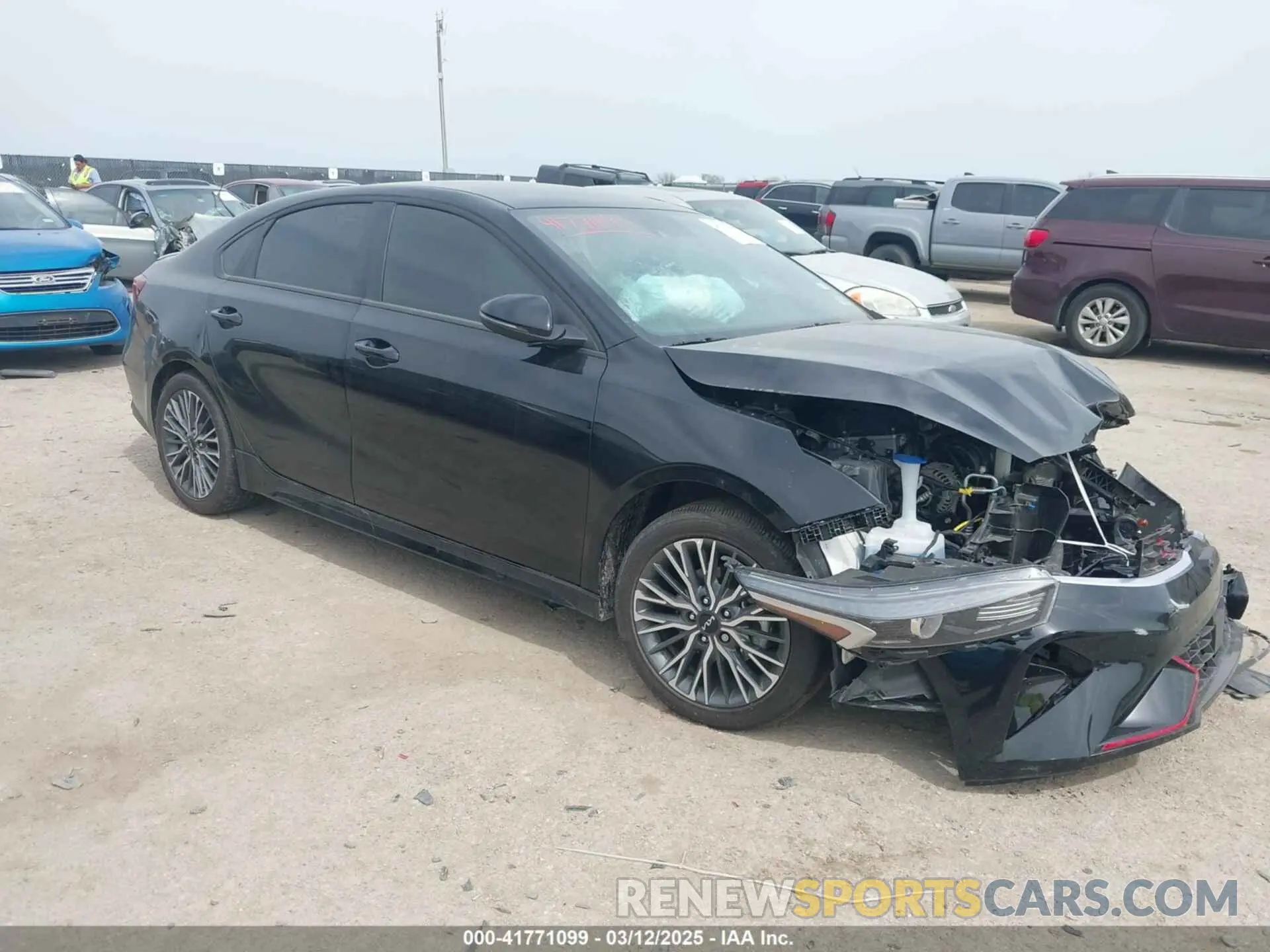 1 Photograph of a damaged car 3KPF54AD9RE820957 KIA FORTE 2024