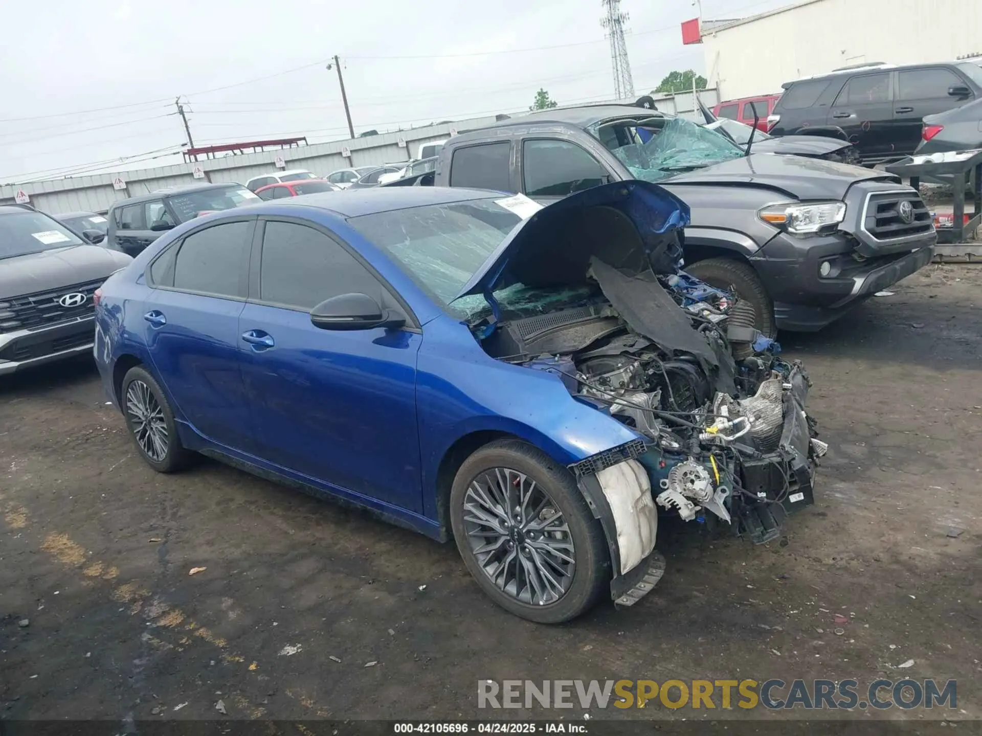 1 Photograph of a damaged car 3KPF54ADXRE758646 KIA FORTE 2024