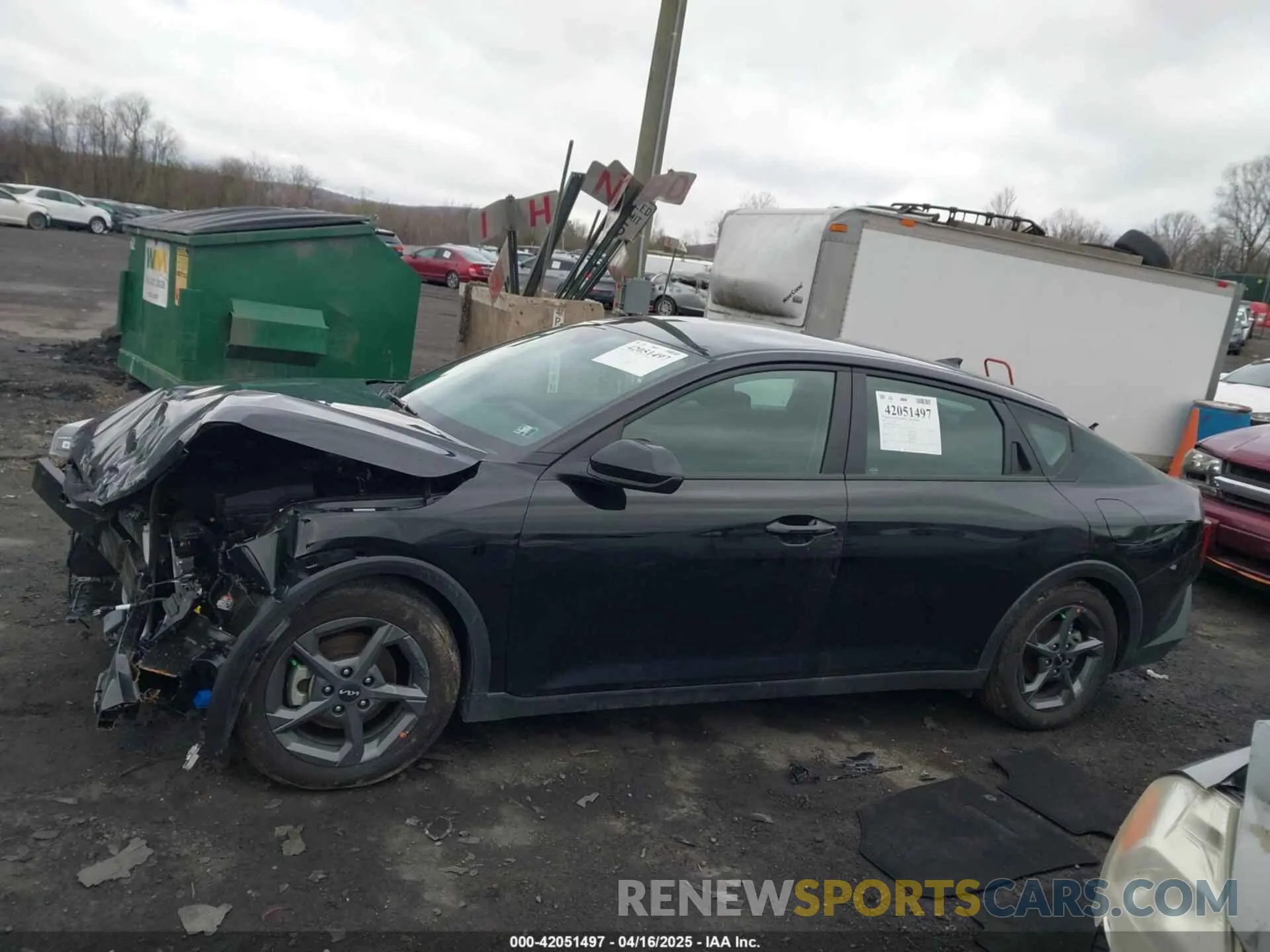 14 Photograph of a damaged car 3KPFT4DE3SE047466 KIA K4 2025