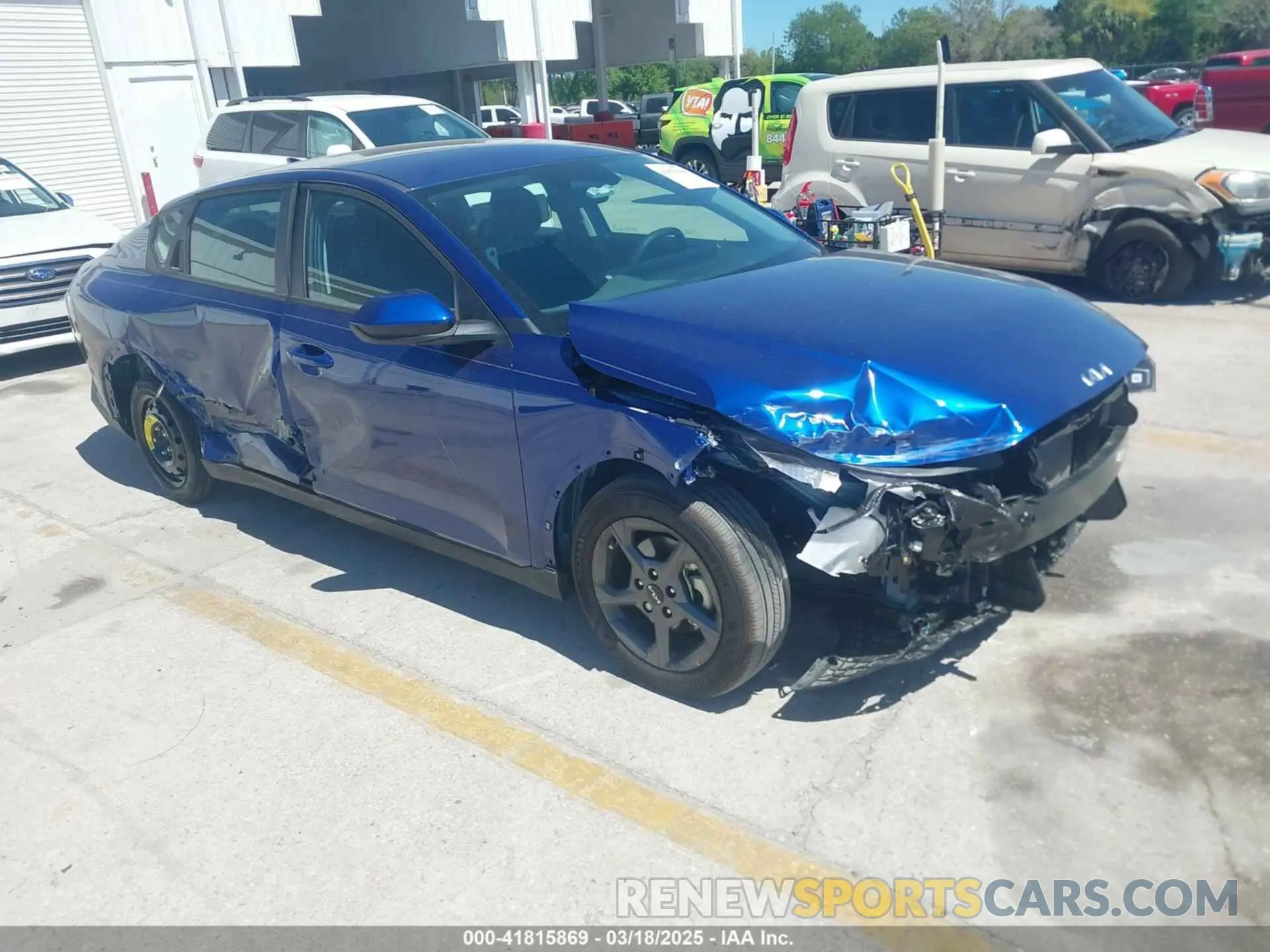 1 Photograph of a damaged car 3KPFT4DE9SE037721 KIA K4 2025