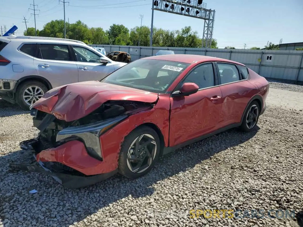 1 Photograph of a damaged car 3KPFU4DE4SE029751 KIA K4 EX 2025
