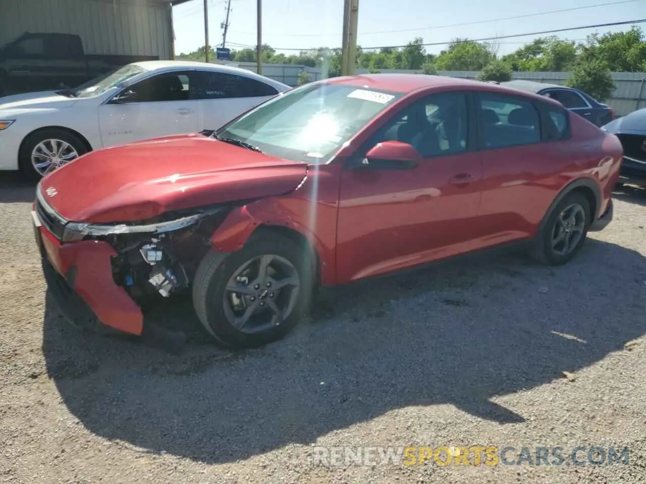 1 Photograph of a damaged car 3KPFT4DE0SE039986 KIA K4 LX 2025