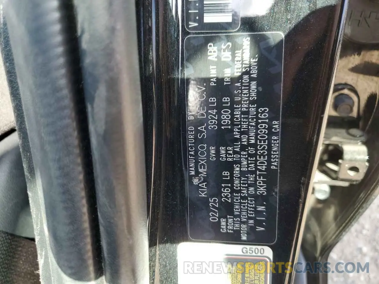 13 Фотография поврежденного автомобиля 3KPFT4DE3SE099163 KIA K4 LX 2025