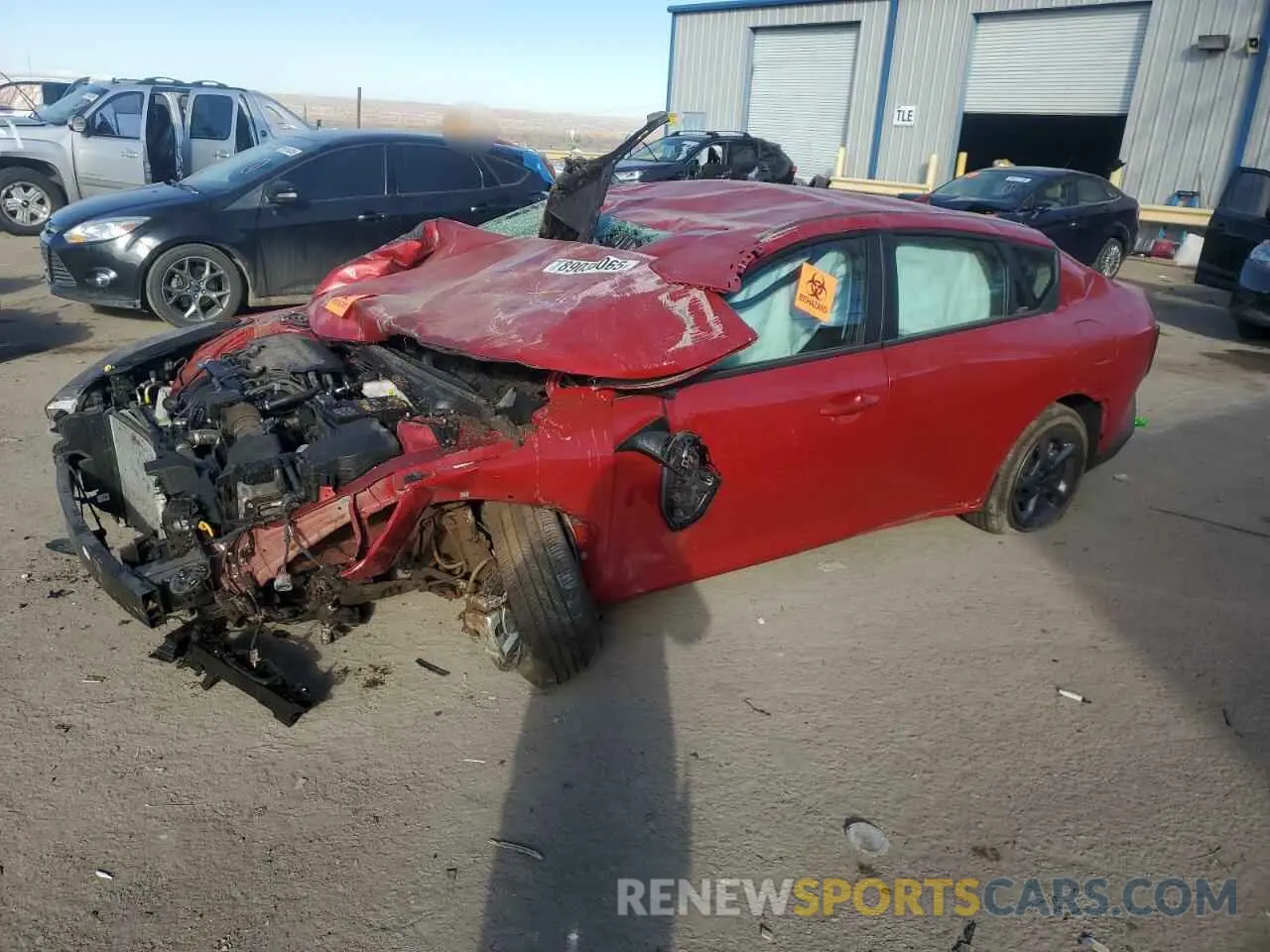 1 Photograph of a damaged car 3KPFT4DE4SE007851 KIA K4 LX 2025