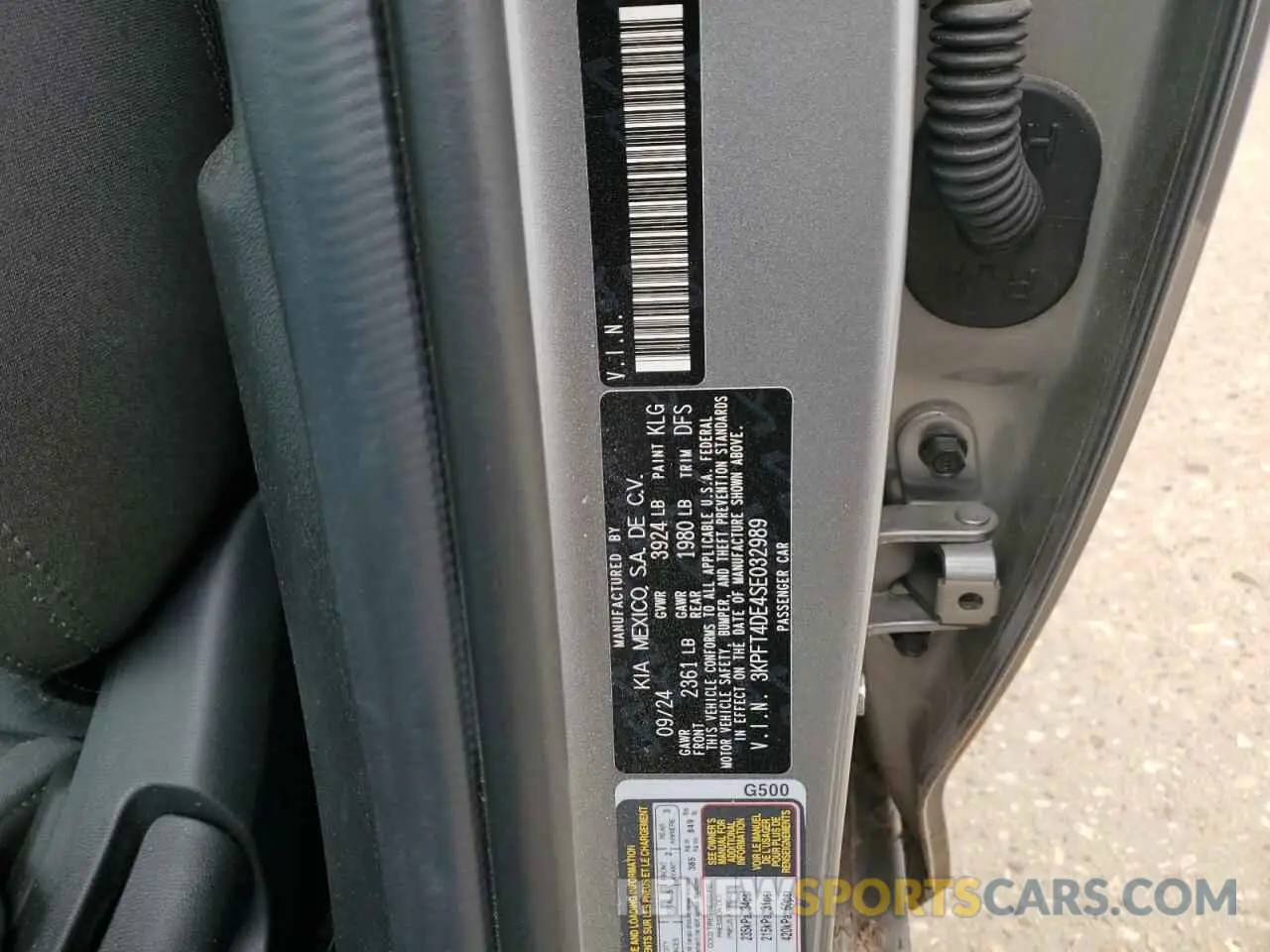 12 Фотография поврежденного автомобиля 3KPFT4DE4SE032989 KIA K4 LX 2025