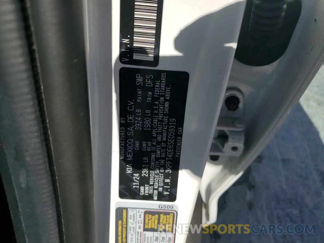 12 Фотография поврежденного автомобиля 3KPFT4DE6SE059319 KIA K4 LX 2025