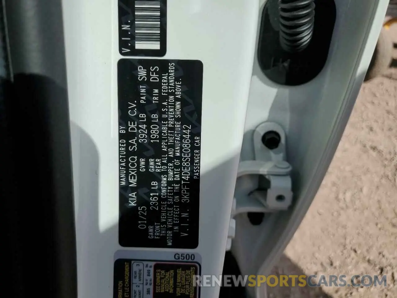 13 Фотография поврежденного автомобиля 3KPFT4DE8SE086442 KIA K4 LX 2025
