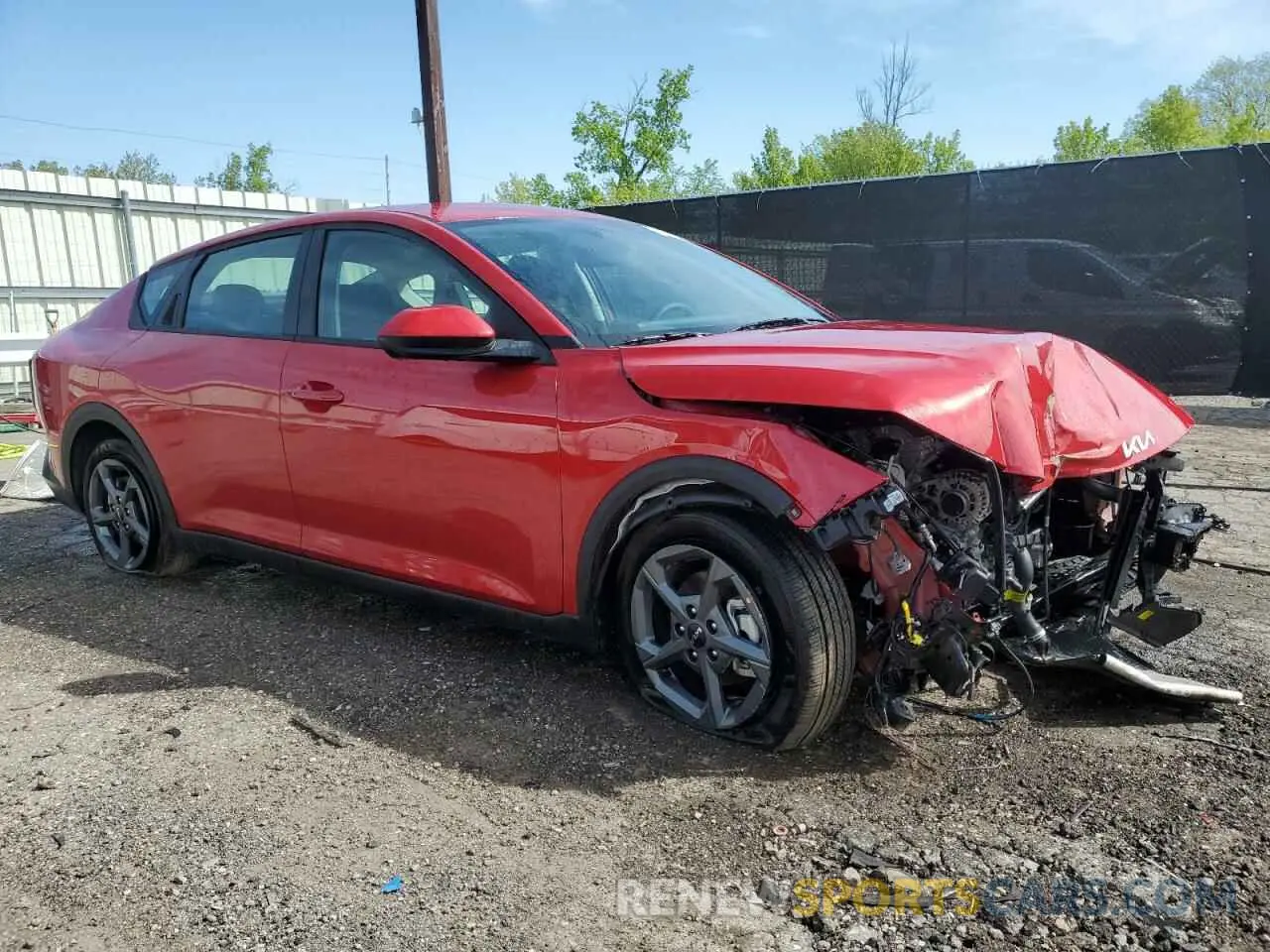 4 Photograph of a damaged car 3KPFT4DE9SE105533 KIA K4 LX 2025