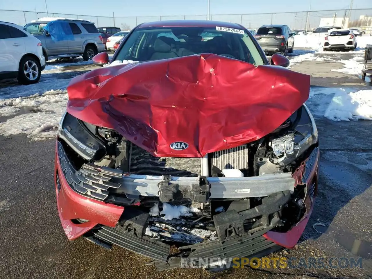 5 Photograph of a damaged car 5XXG14J25MG030263 KIA K5 2021