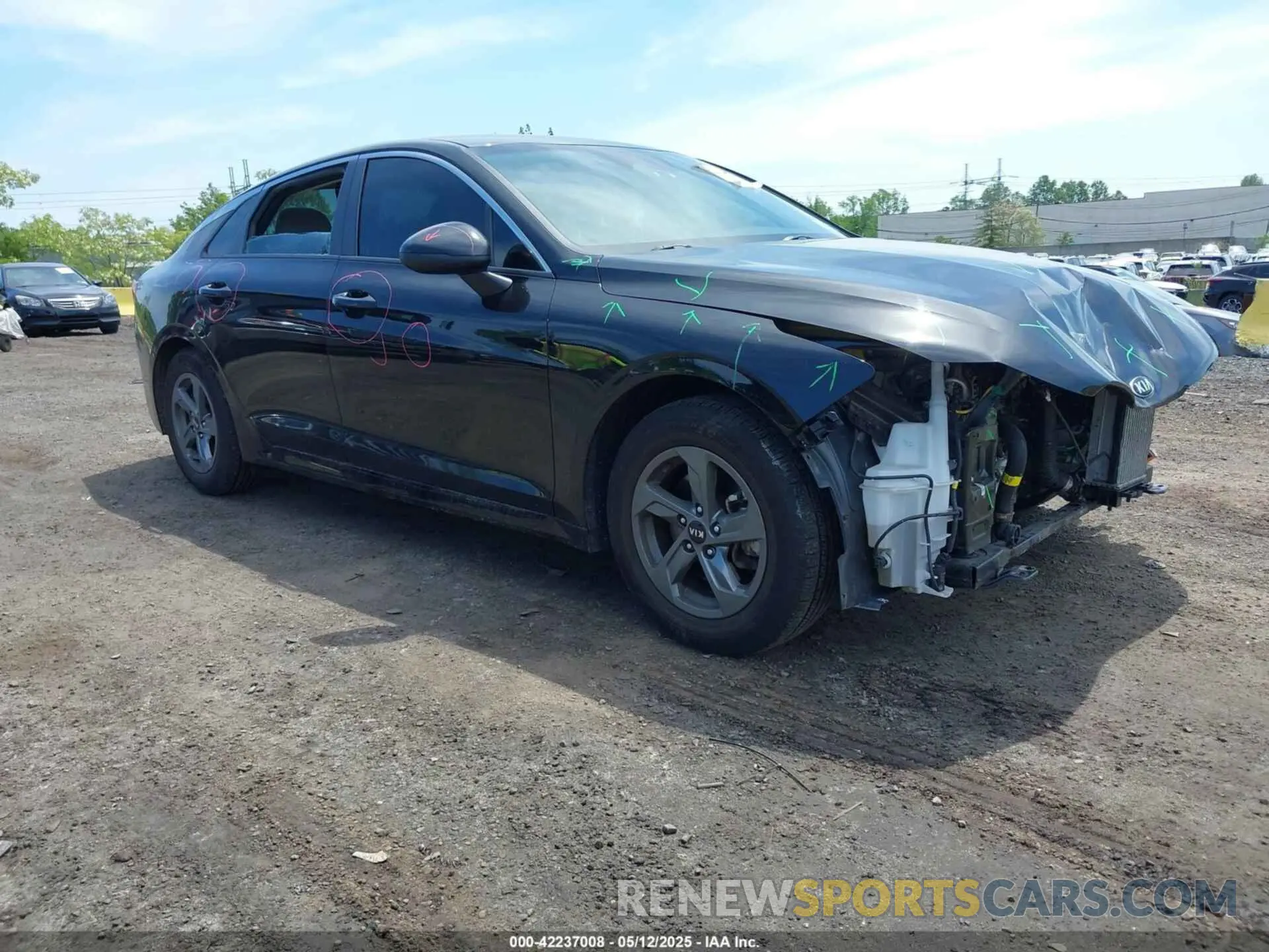1 Photograph of a damaged car 5XXG14J25MG052084 KIA K5 2021