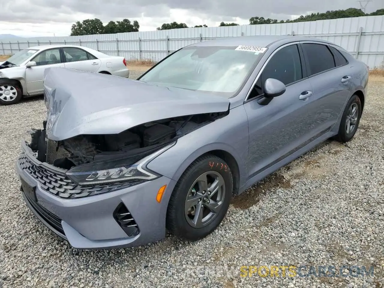 1 Photograph of a damaged car 5XXG14J27MG022892 KIA K5 2021
