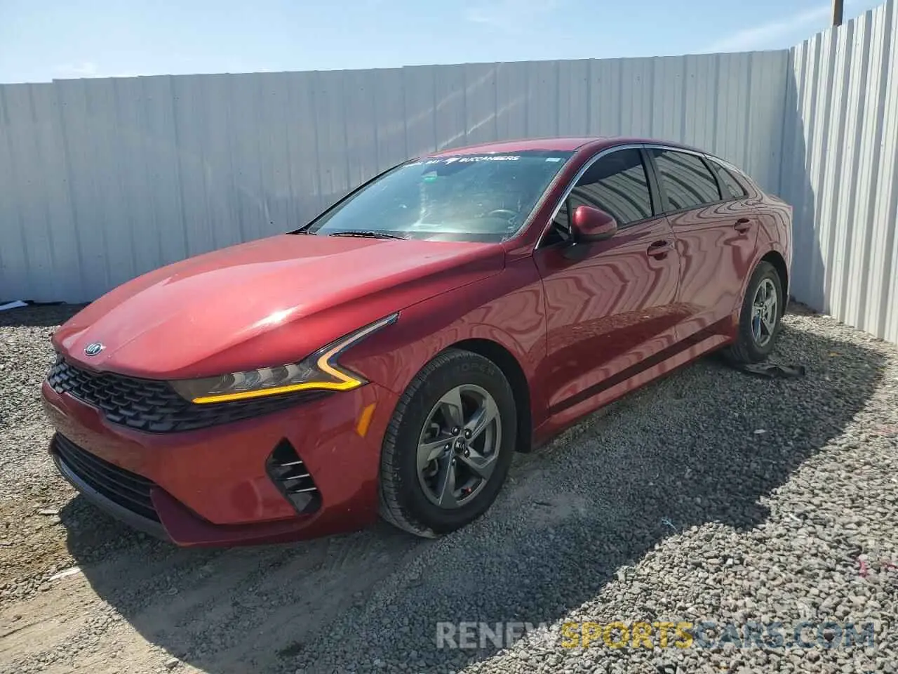 1 Photograph of a damaged car 5XXG14J29MG002384 KIA K5 2021