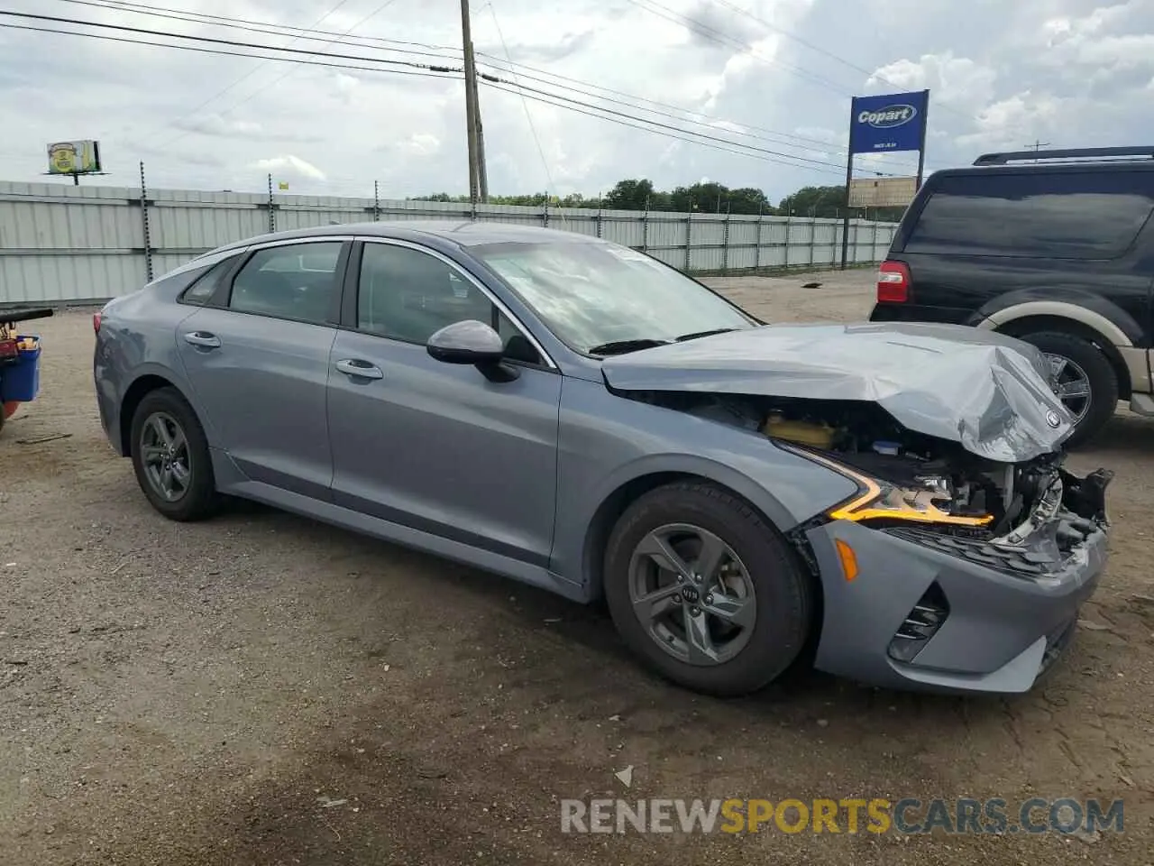 4 Photograph of a damaged car 5XXG24J21MG032184 KIA K5 2021