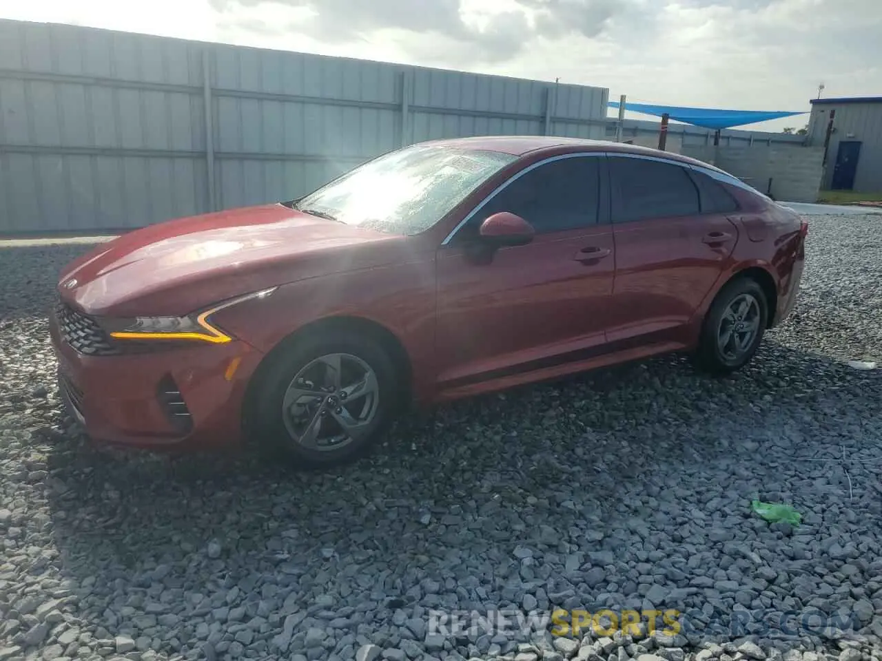 1 Photograph of a damaged car 5XXG24J22MG001347 KIA K5 2021