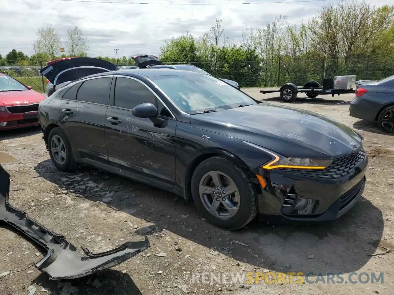 4 Photograph of a damaged car 5XXG24J27MG032240 KIA K5 2021