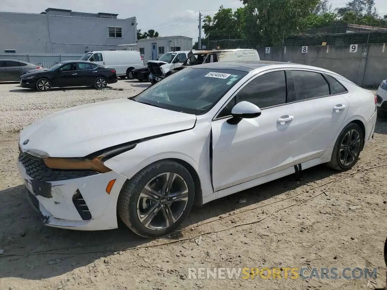 1 Photograph of a damaged car 5XXG34J22MG034152 KIA K5 2021